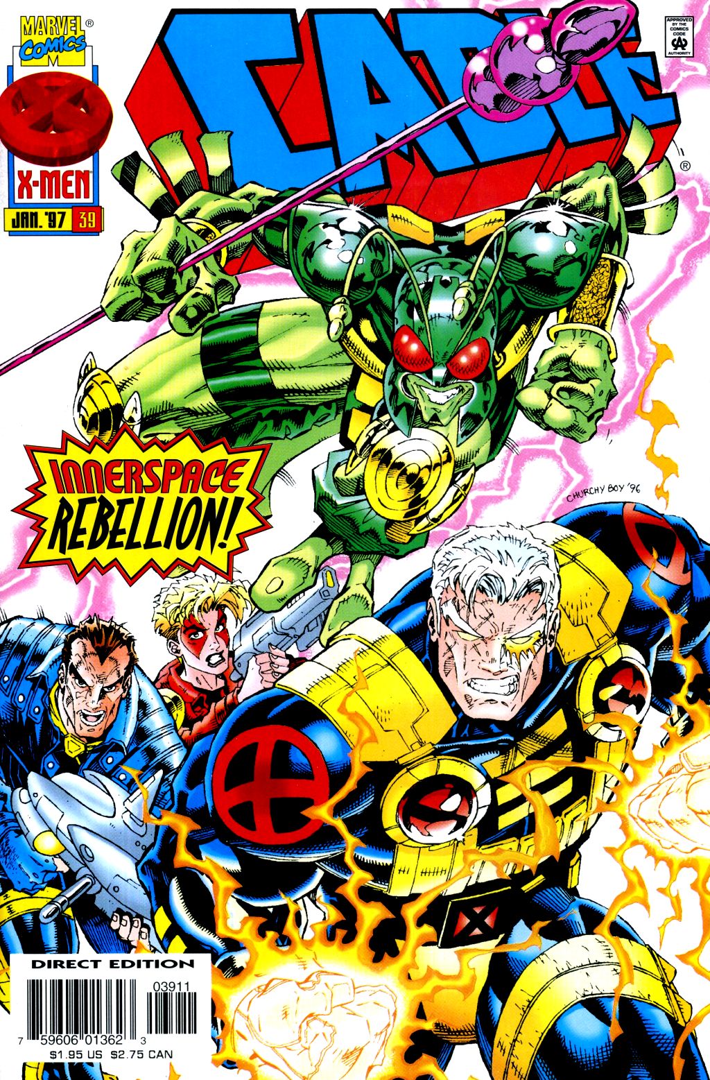 Read online Cable (1993) comic -  Issue #39 - 1