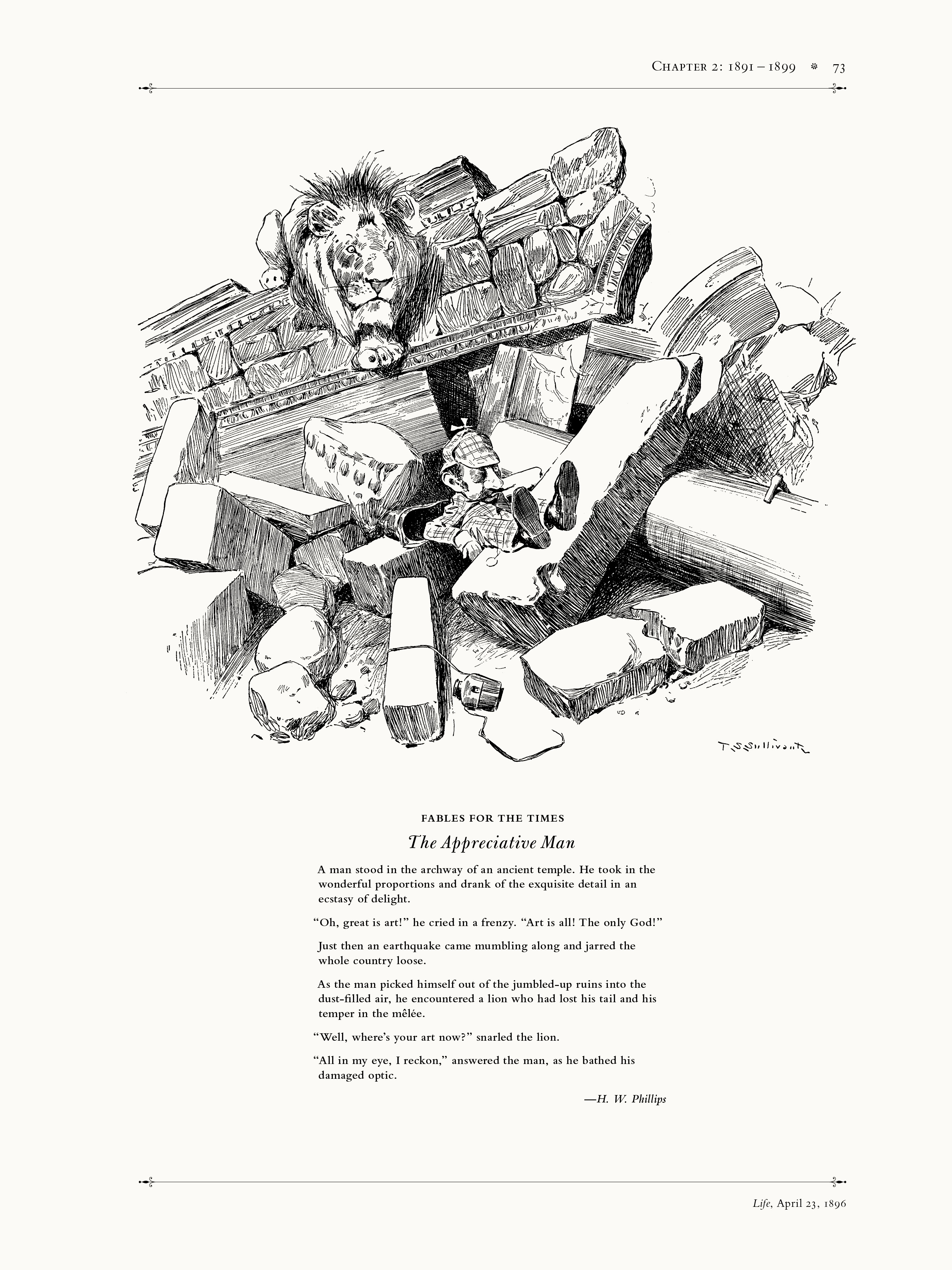 Read online A Cockeyed Menagerie: The Drawings of T.S. Sullivant comic -  Issue # TPB (Part 1) - 91