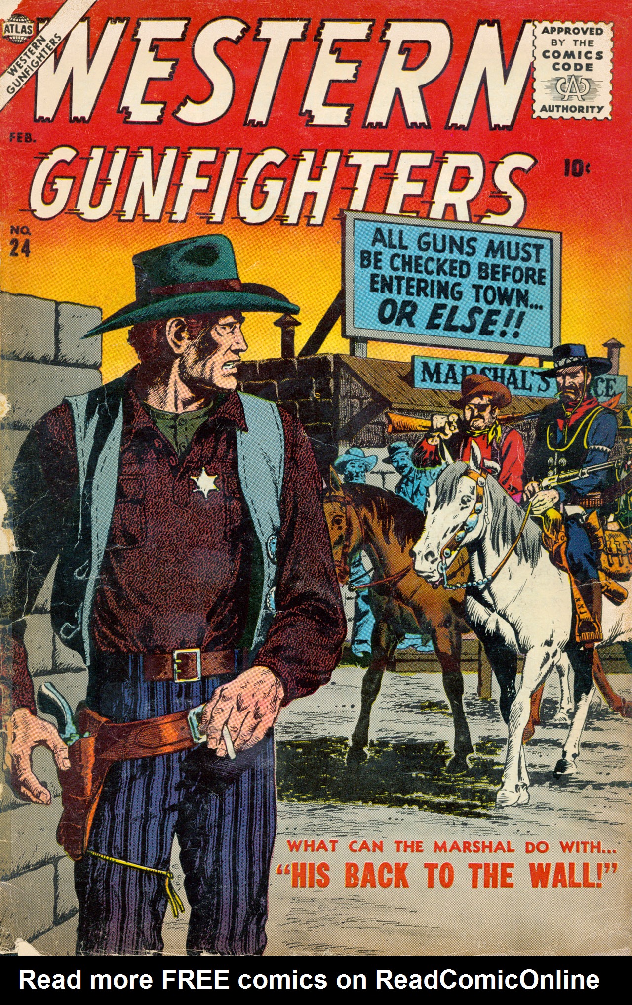 Read online Western Gunfighters (1956) comic -  Issue #24 - 1
