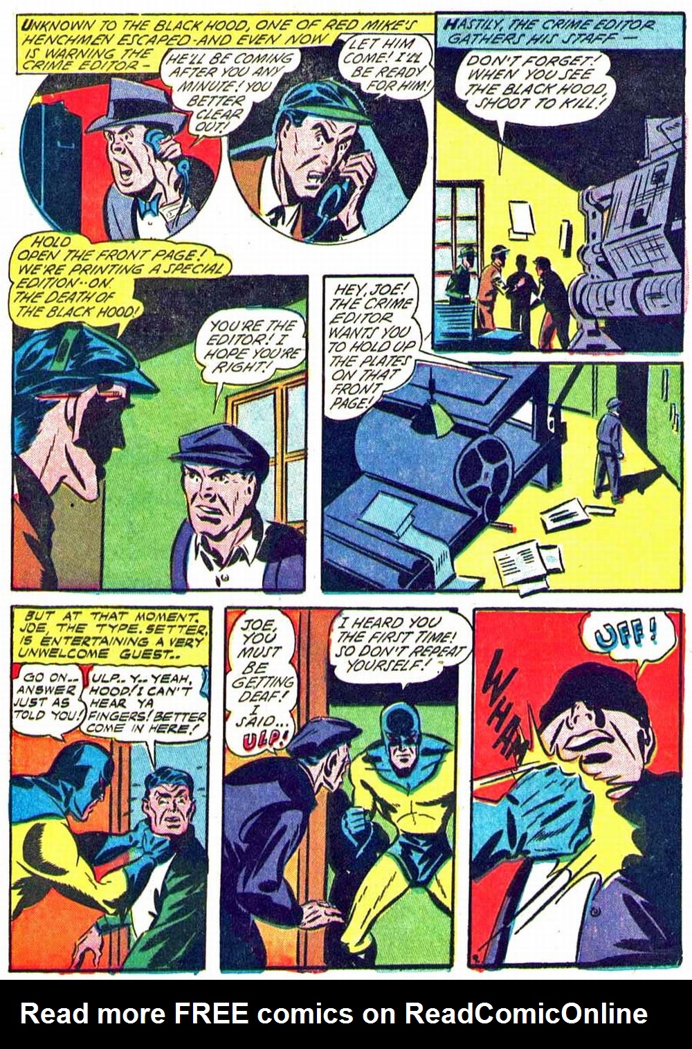 Read online Black Hood Comics comic -  Issue #10 - 11