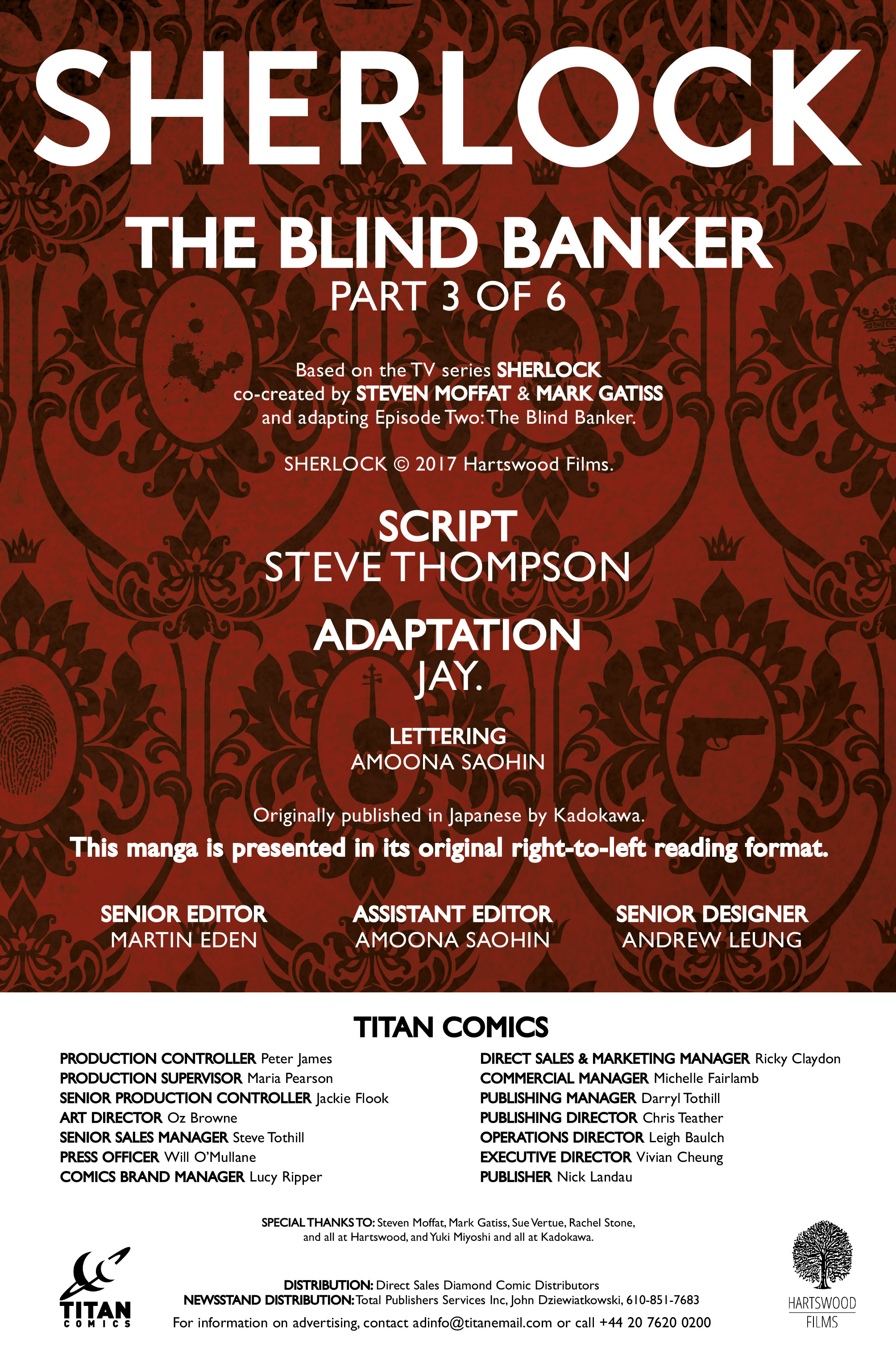 Read online Sherlock: The Blind Banker comic -  Issue #3 - 6