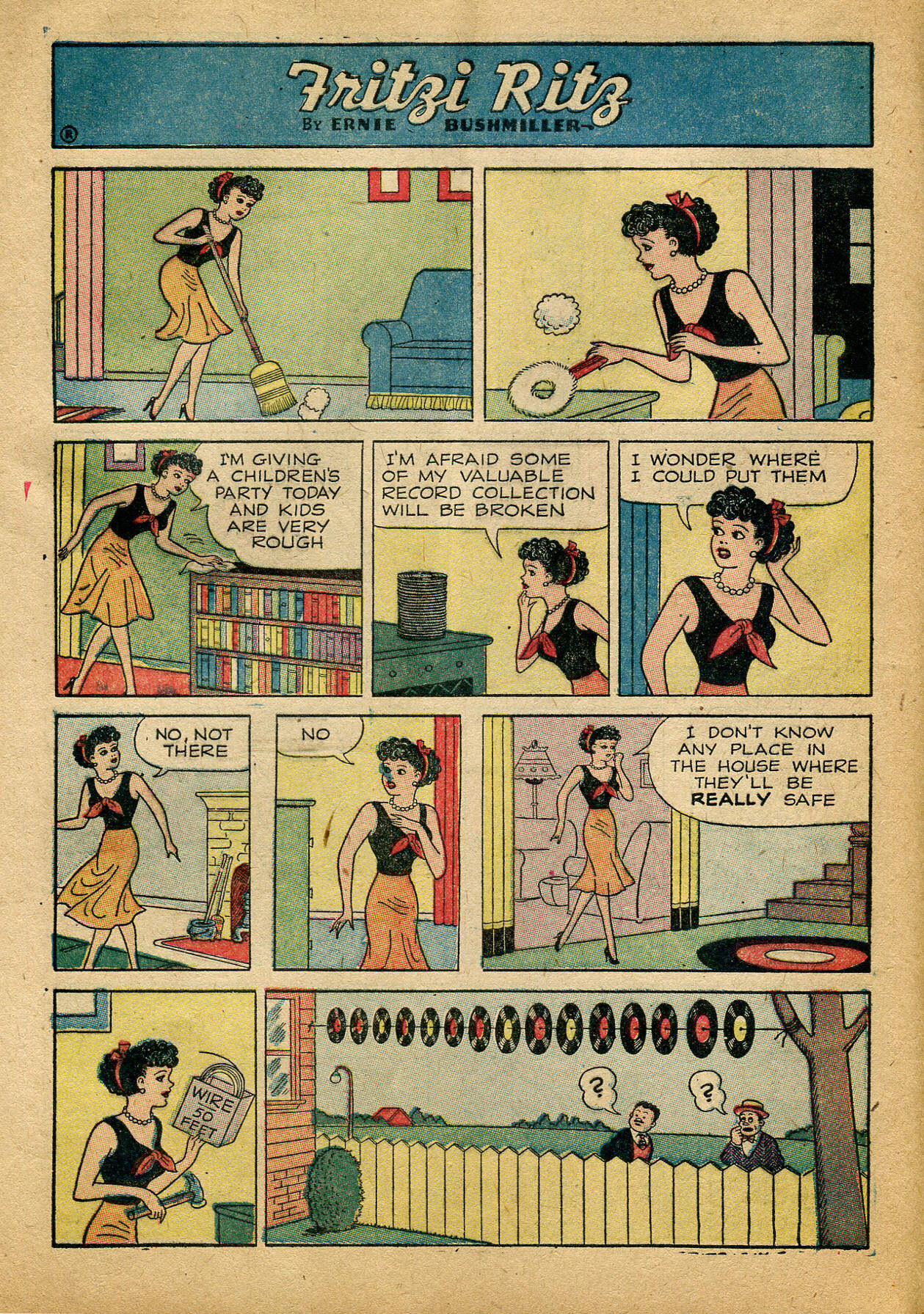 Read online Fritzi Ritz (1953) comic -  Issue #41 - 10