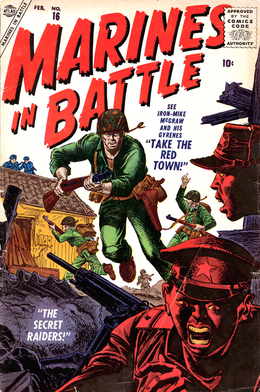 Read online Marines in Battle comic -  Issue #16 - 1