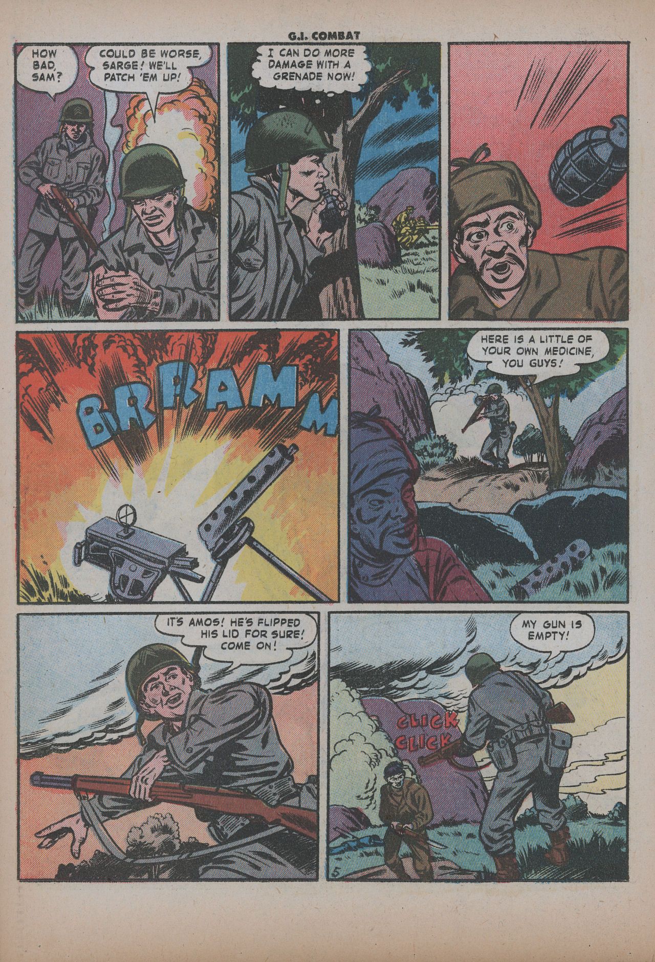 Read online G.I. Combat (1952) comic -  Issue #39 - 22