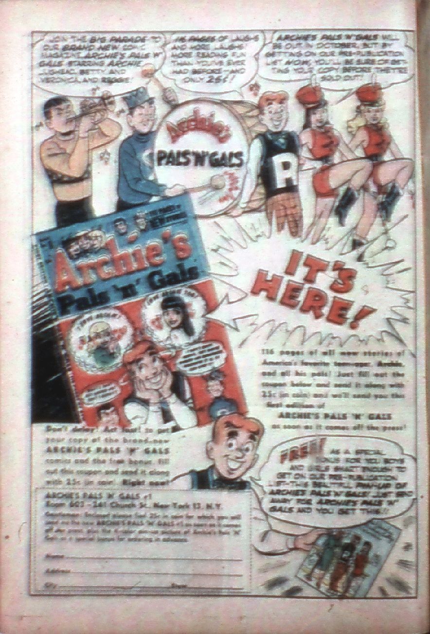 Read online Pep Comics comic -  Issue #94 - 16