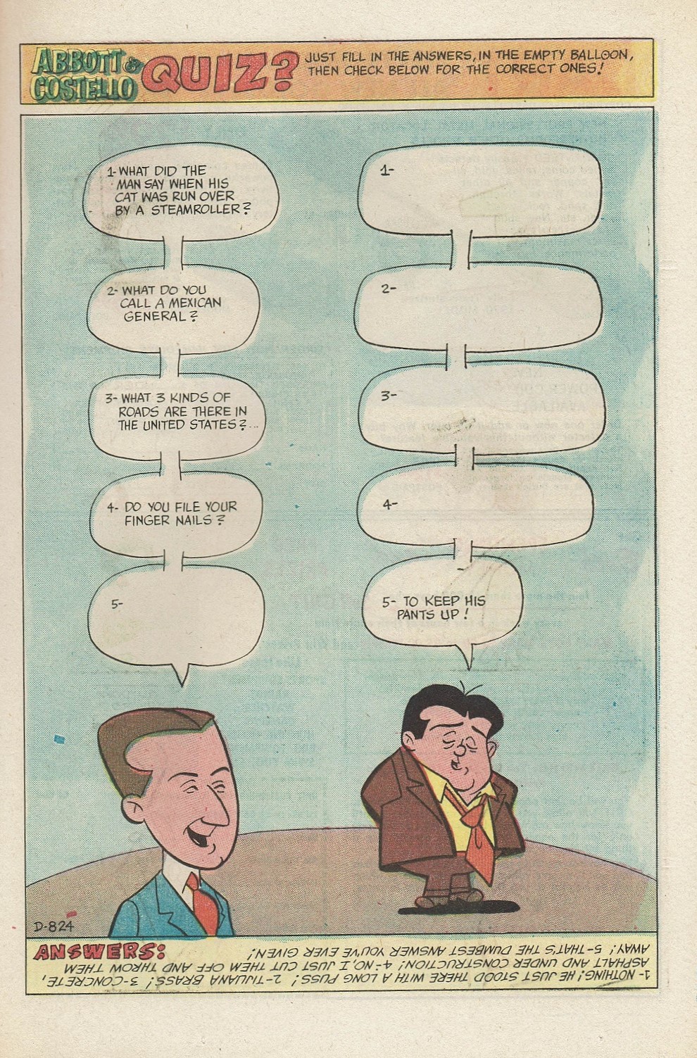 Read online Abbott & Costello comic -  Issue #18 - 13