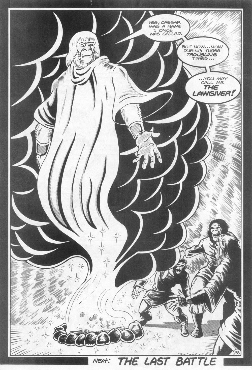 Read online Planet of the Apes (1990) comic -  Issue #23 - 30