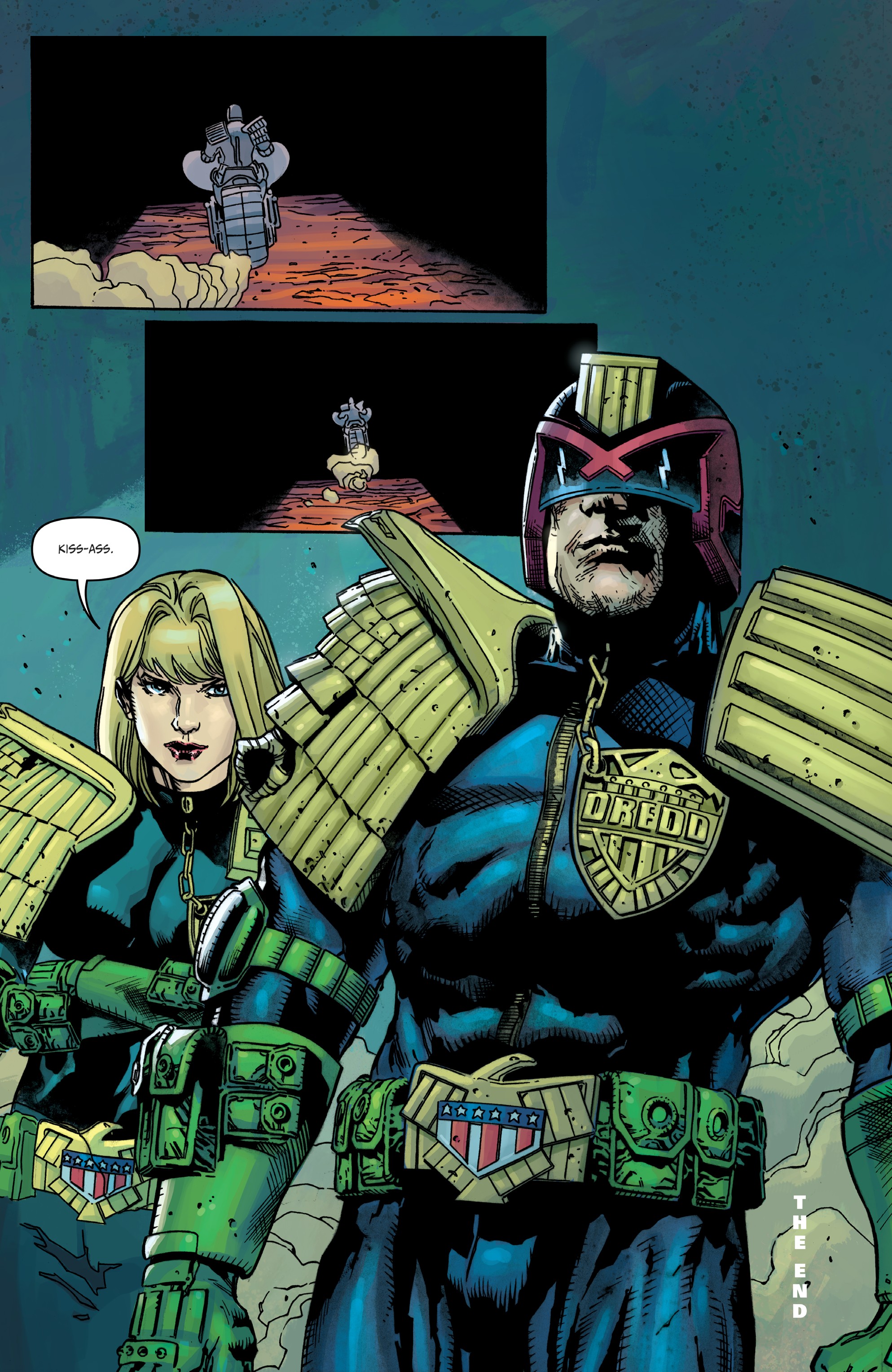 Read online Judge Dredd: Toxic comic -  Issue #4 - 22