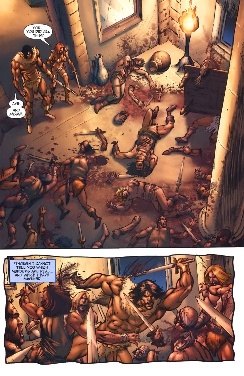 Read online Red Sonja / Claw The Unconquered: Devil's Hands comic -  Issue # TPB - 64