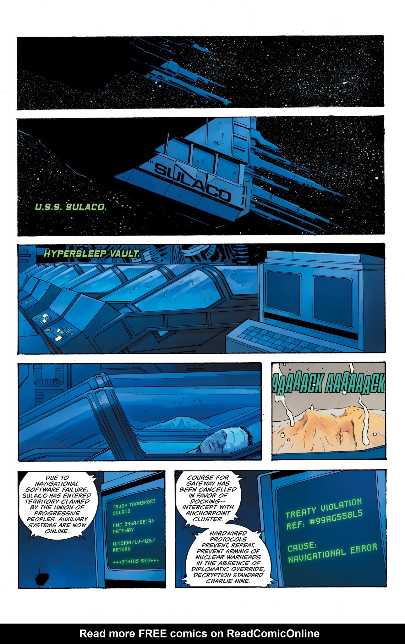Read online William Gibson's Alien 3 comic -  Issue #1 - 3