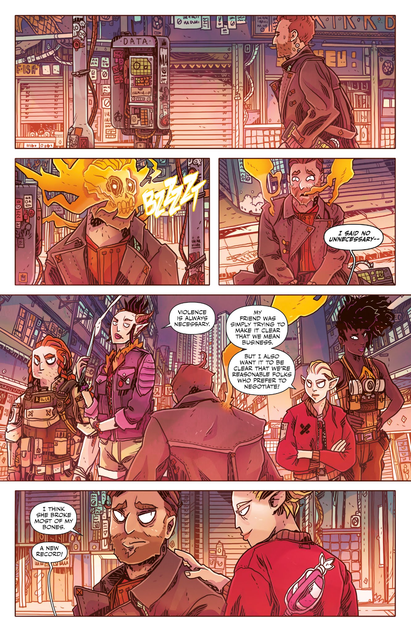Read online Rat Queens Special: Neon Static comic -  Issue # Full - 15