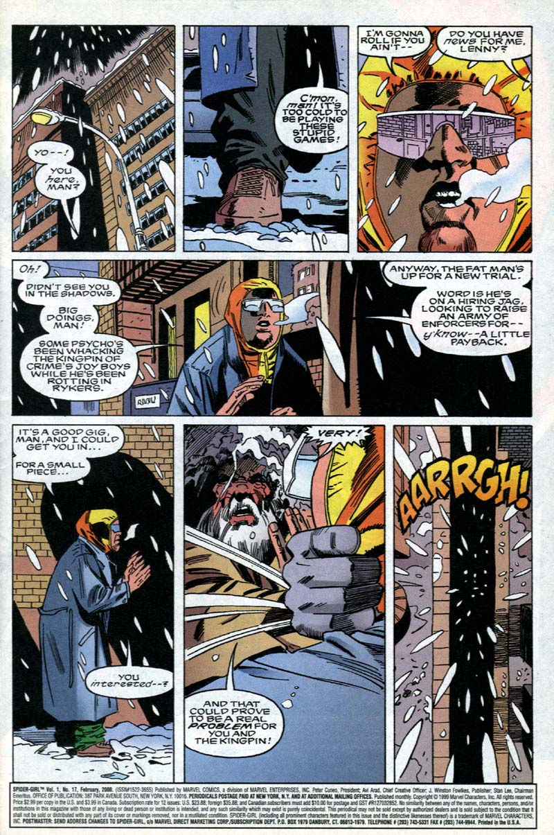 Read online Spider-Girl (1998) comic -  Issue #17 - 2