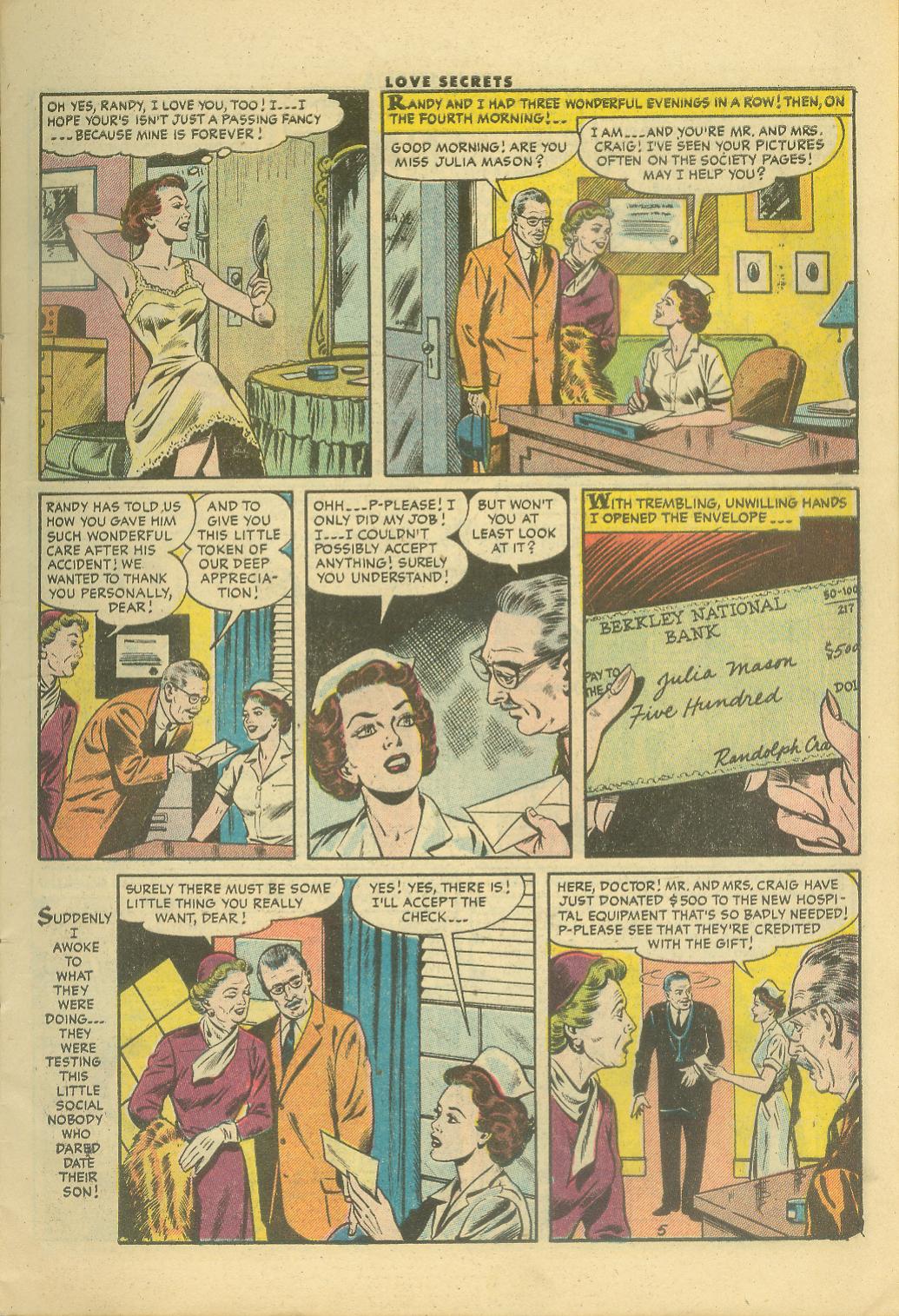 Read online Love Secrets (1953) comic -  Issue #51 - 7