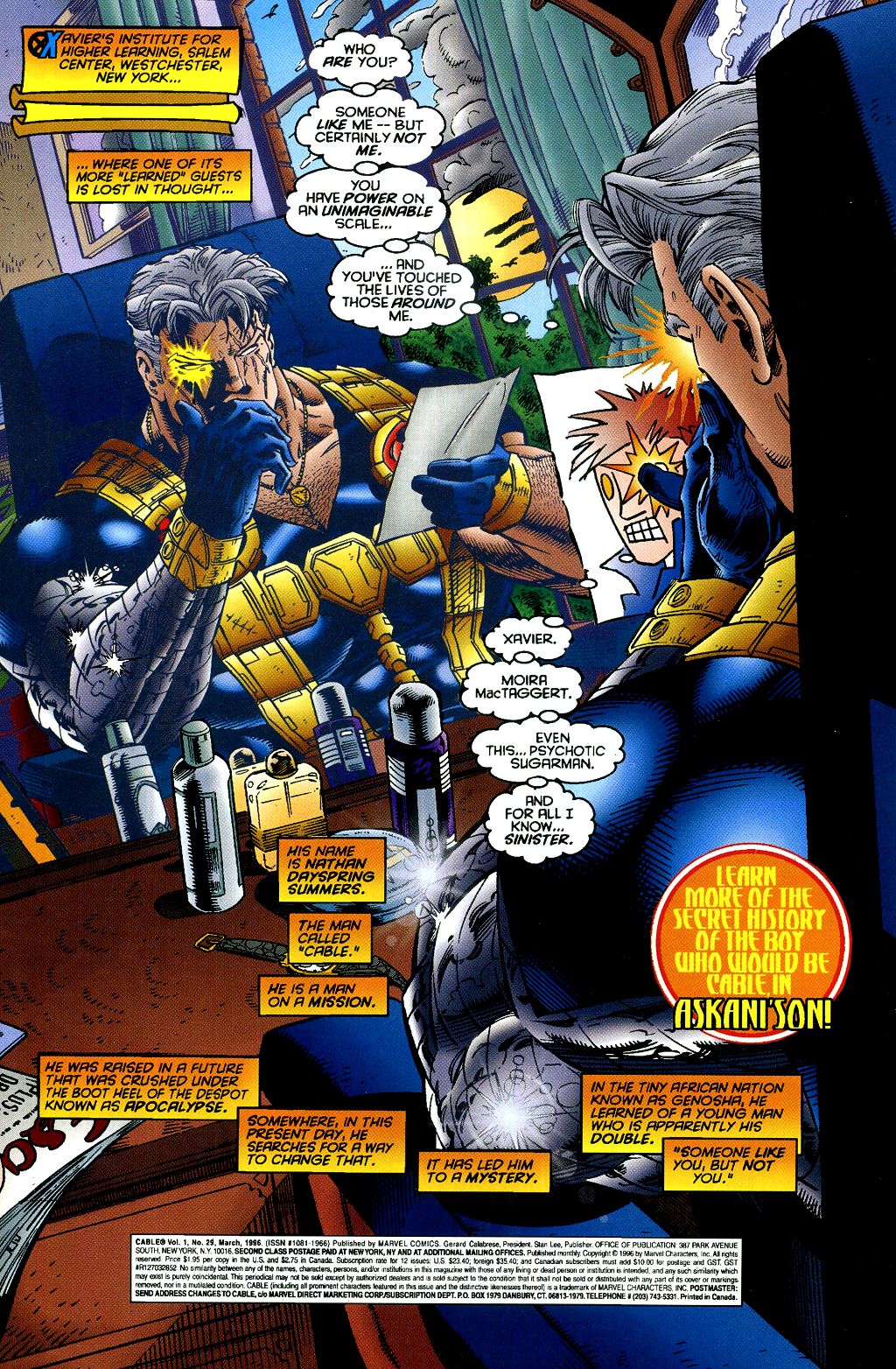 Read online Cable (1993) comic -  Issue #29 - 2