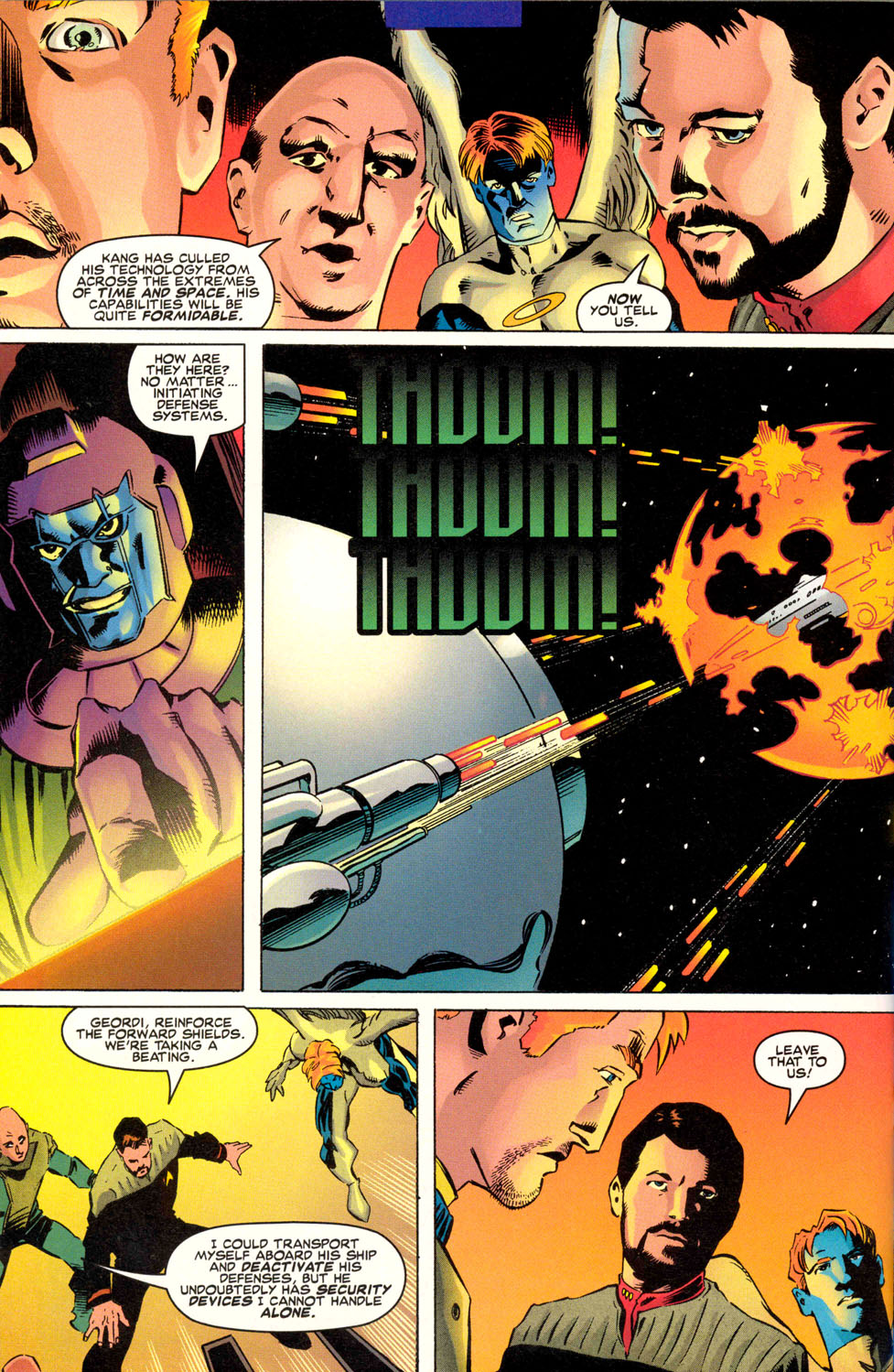Read online Star Trek: The Next Generation/X-Men: Second Contact comic -  Issue # Full - 49