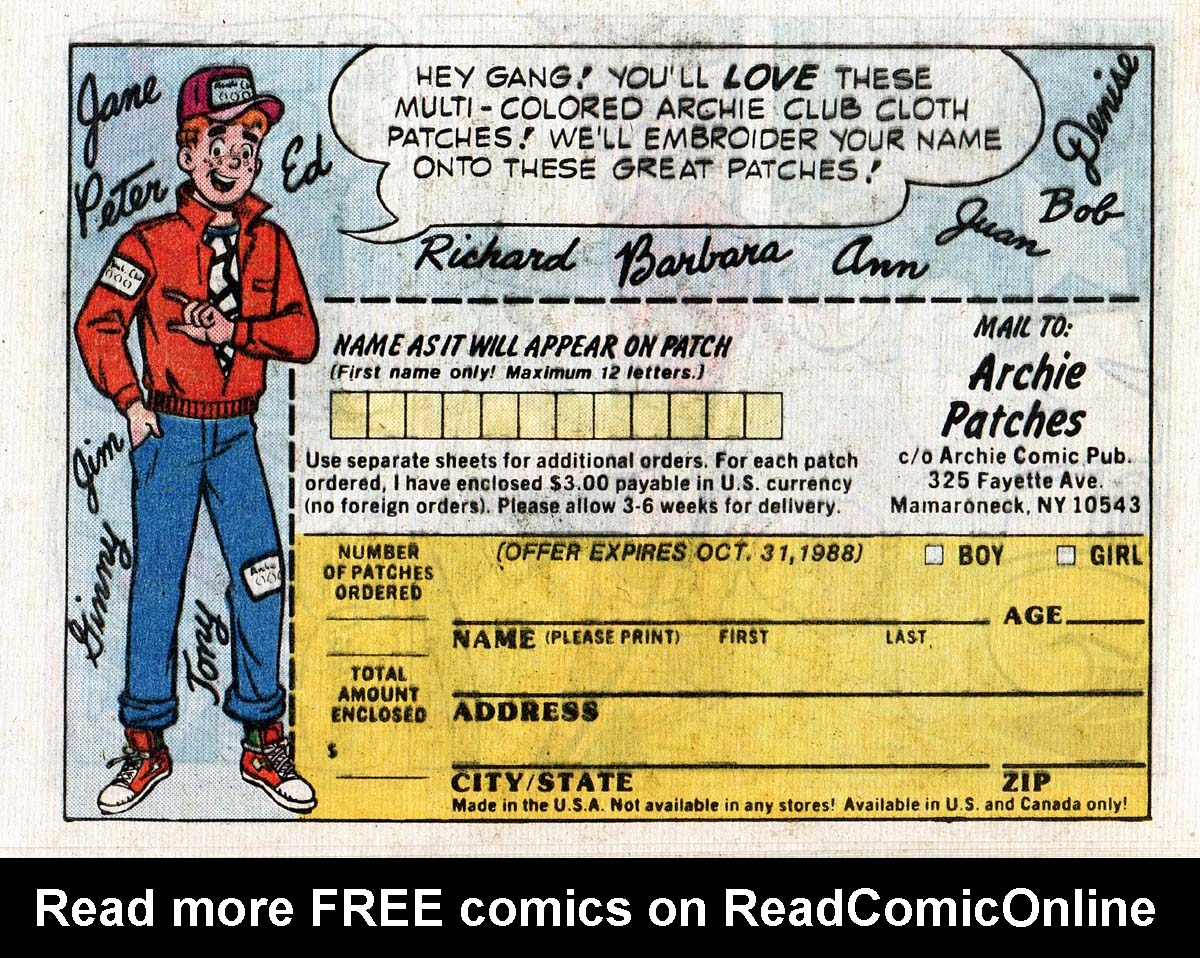 Read online Little Archie Comics Digest Magazine comic -  Issue #33 - 108