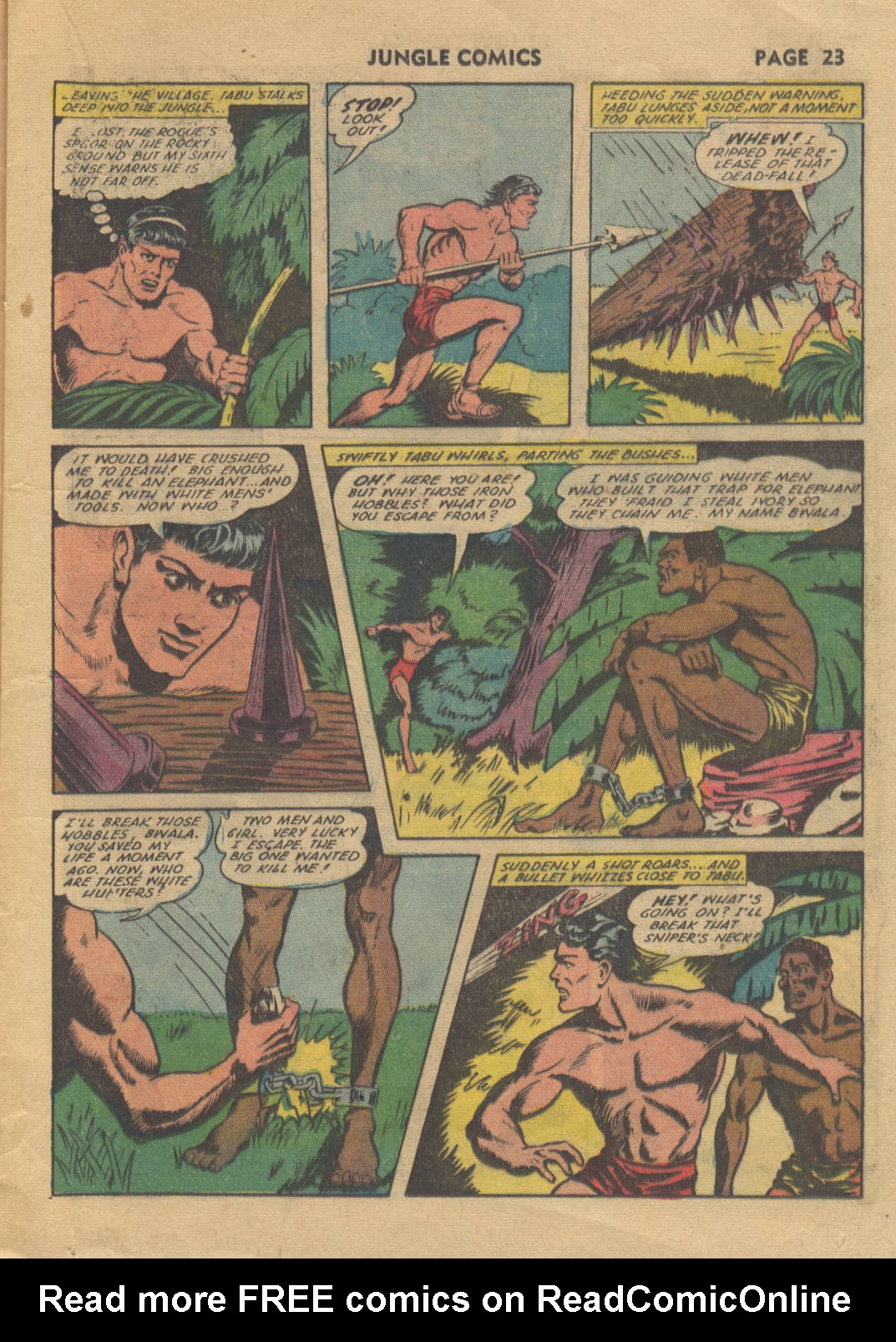 Read online Jungle Comics comic -  Issue #34 - 25