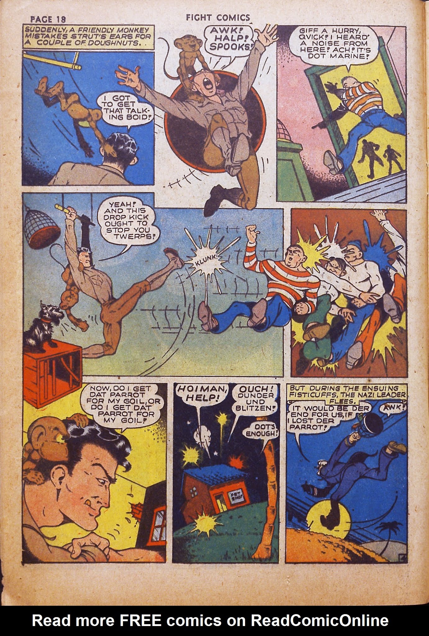 Read online Fight Comics comic -  Issue #18 - 20