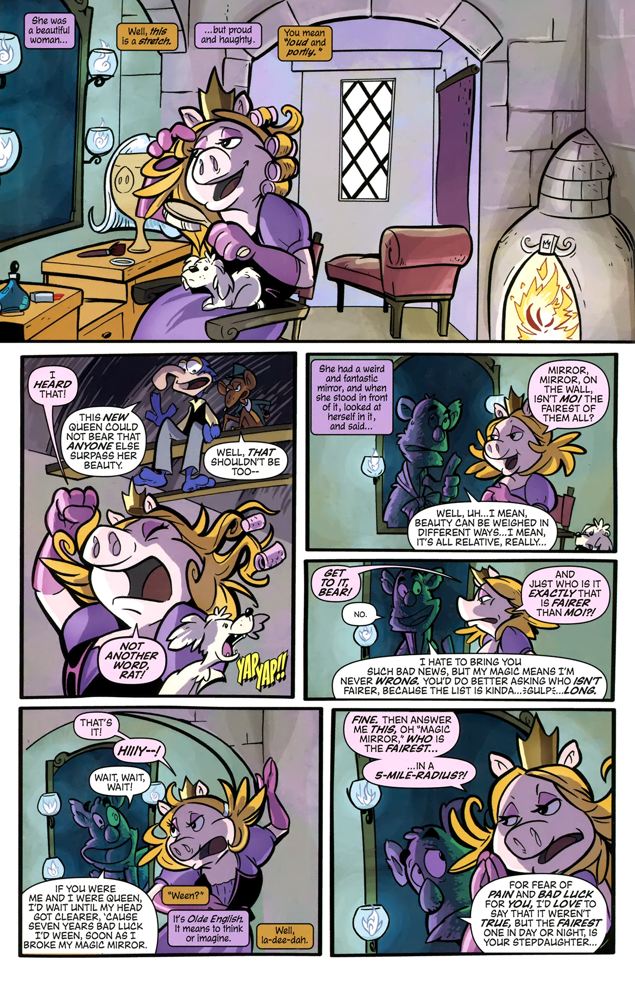 Read online Muppet Snow White comic -  Issue #1 - 6