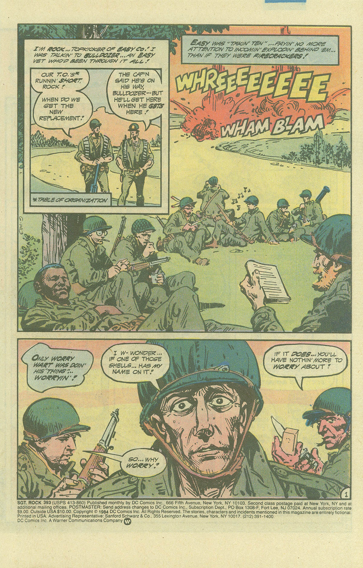 Read online Sgt. Rock comic -  Issue #393 - 2