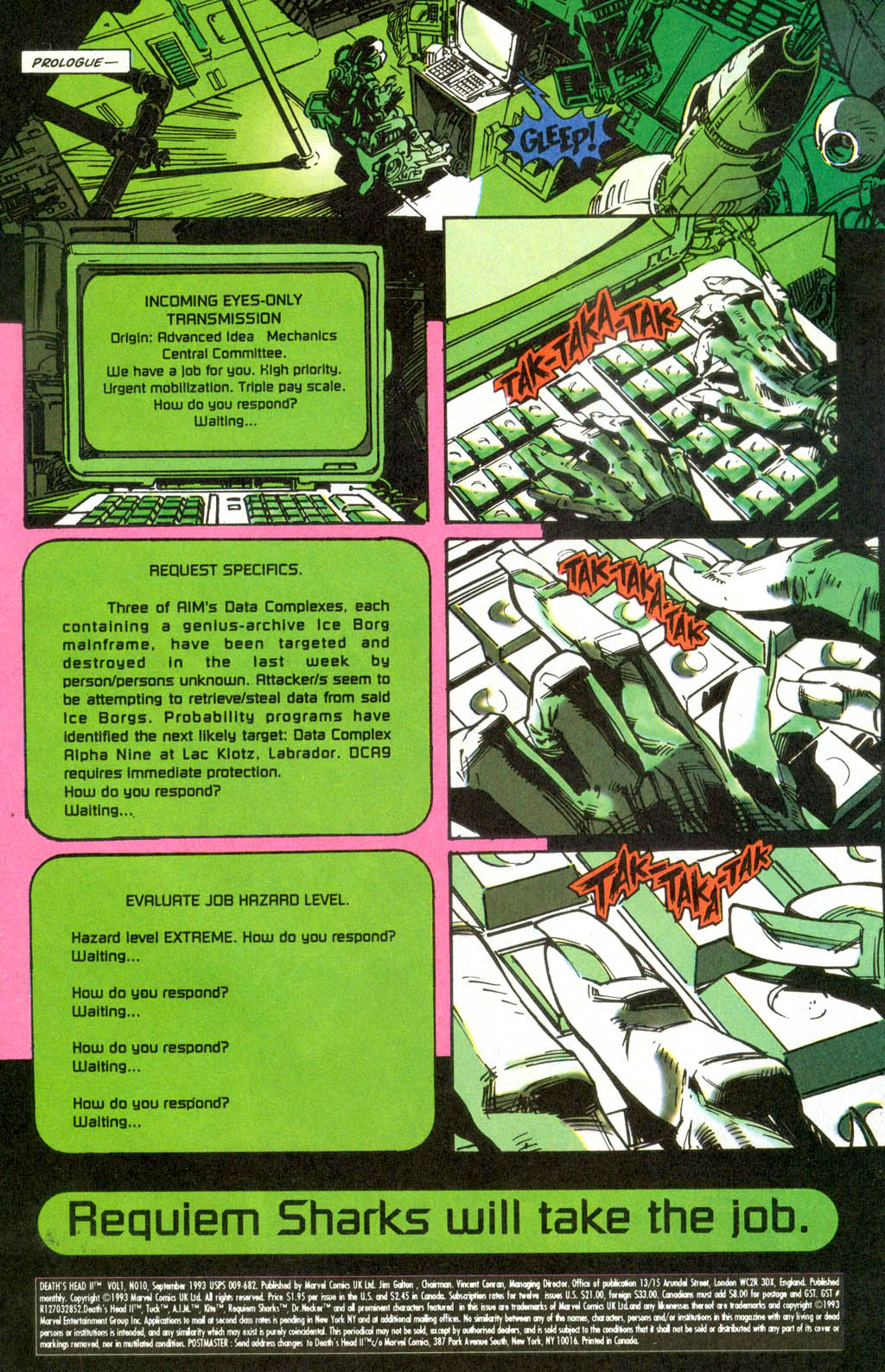 Read online Death's Head II (vol. 2) comic -  Issue #10 - 2