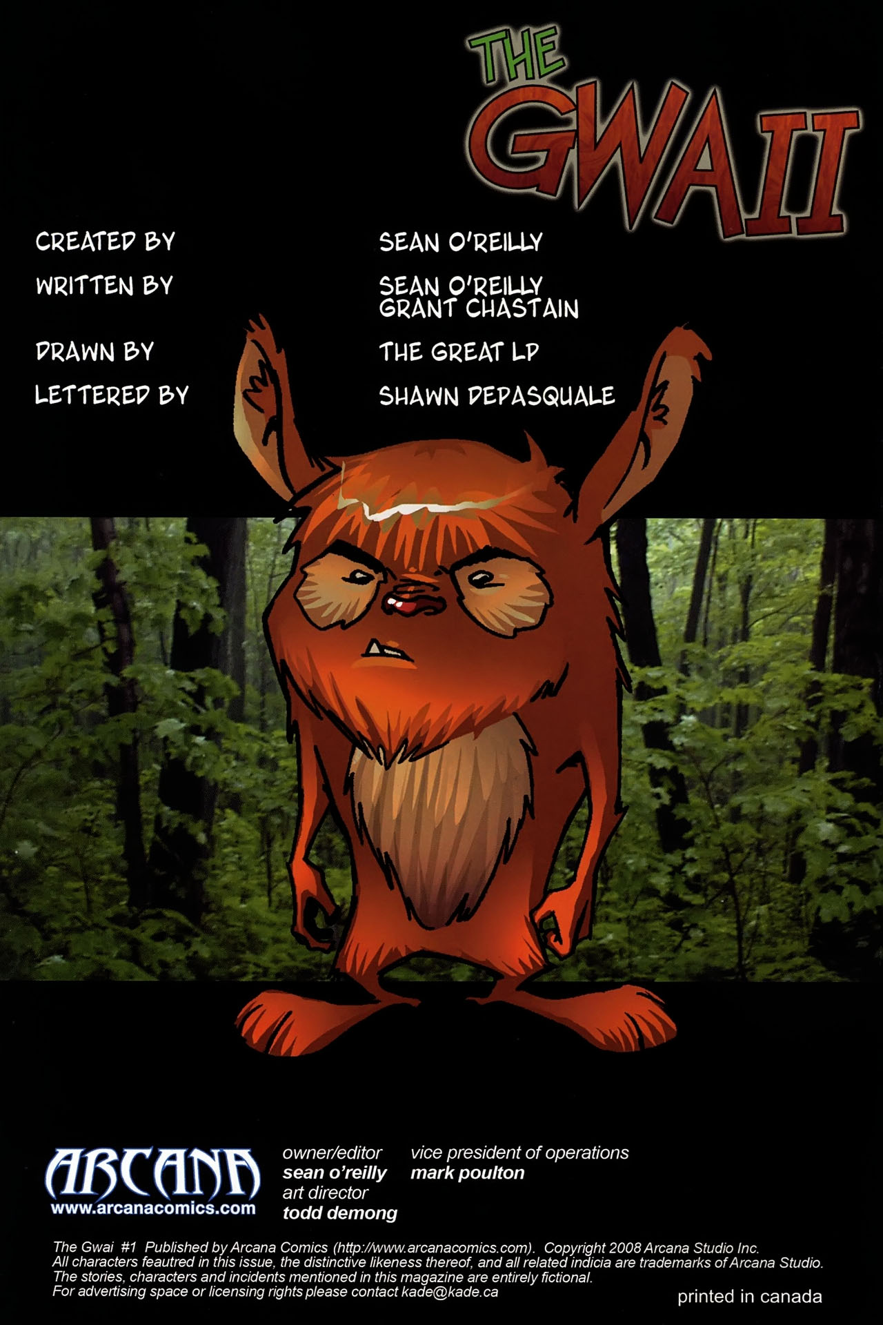 Read online Gwaii comic -  Issue # Full - 2