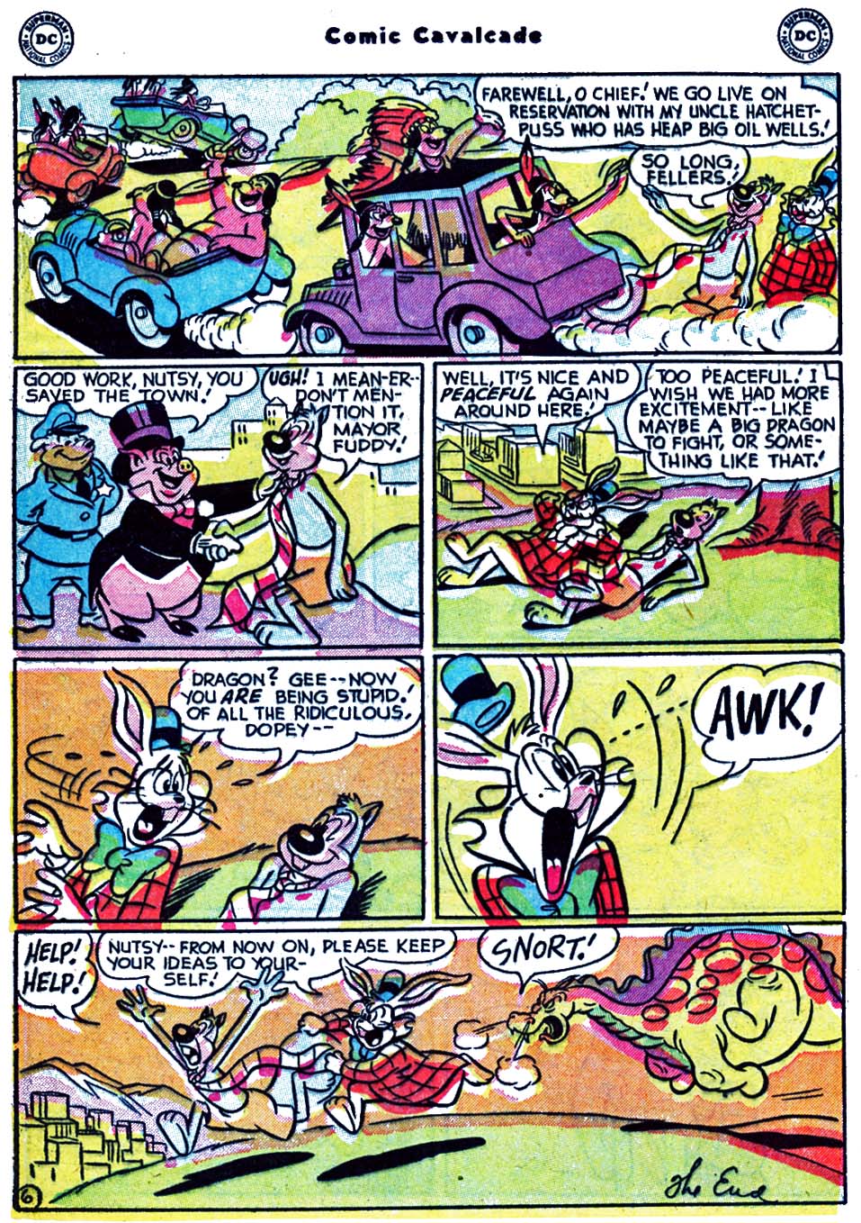 Read online Comic Cavalcade comic -  Issue #55 - 20