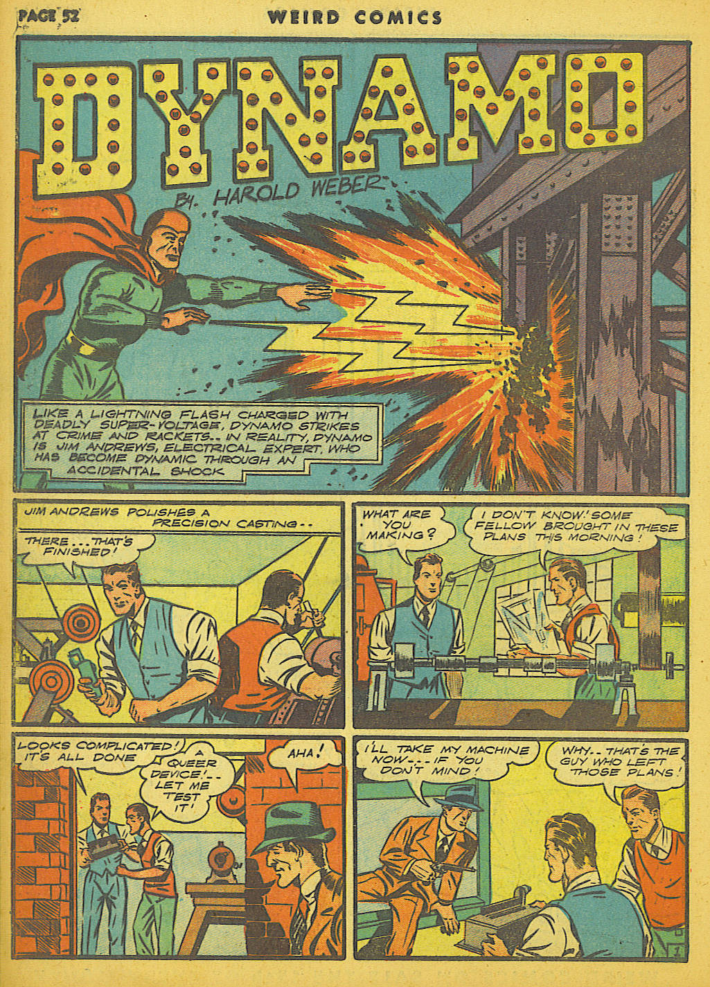 Read online Weird Comics comic -  Issue #11 - 52