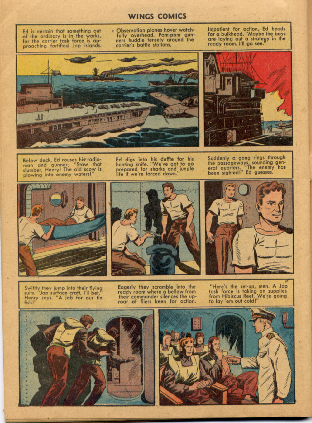 Read online Wings Comics comic -  Issue #38 - 46