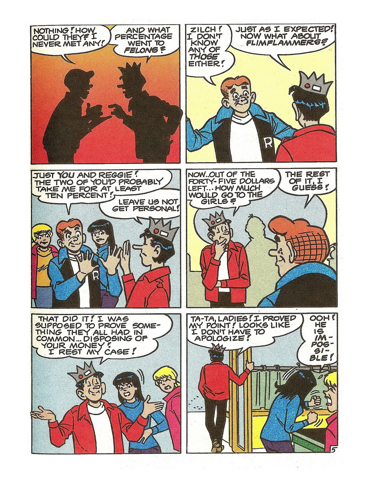 Read online Jughead's Double Digest Magazine comic -  Issue #73 - 84