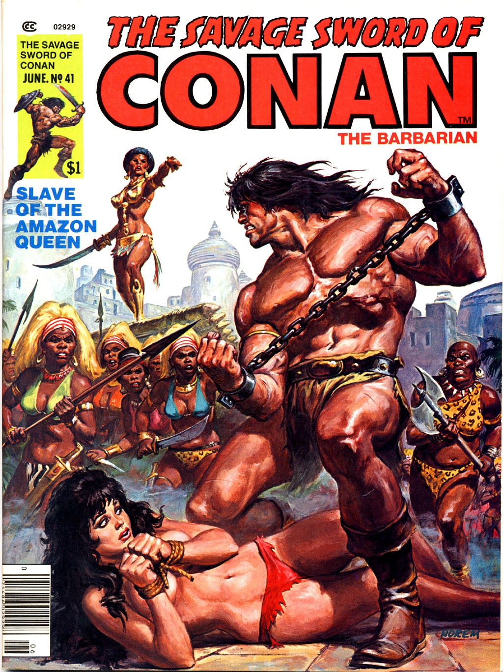 Read online The Savage Sword Of Conan comic -  Issue #41 - 1