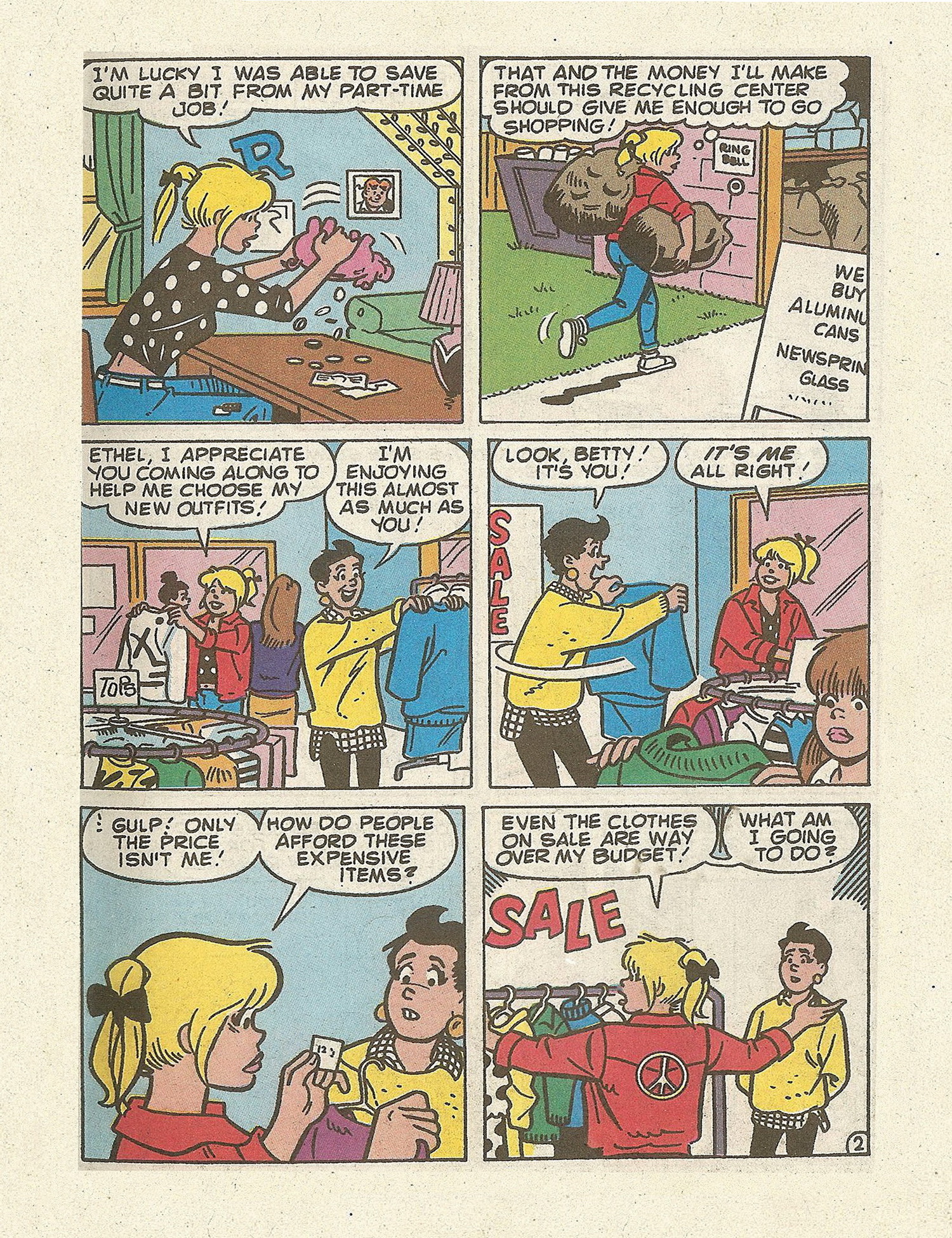 Read online Betty and Veronica Digest Magazine comic -  Issue #70 - 39