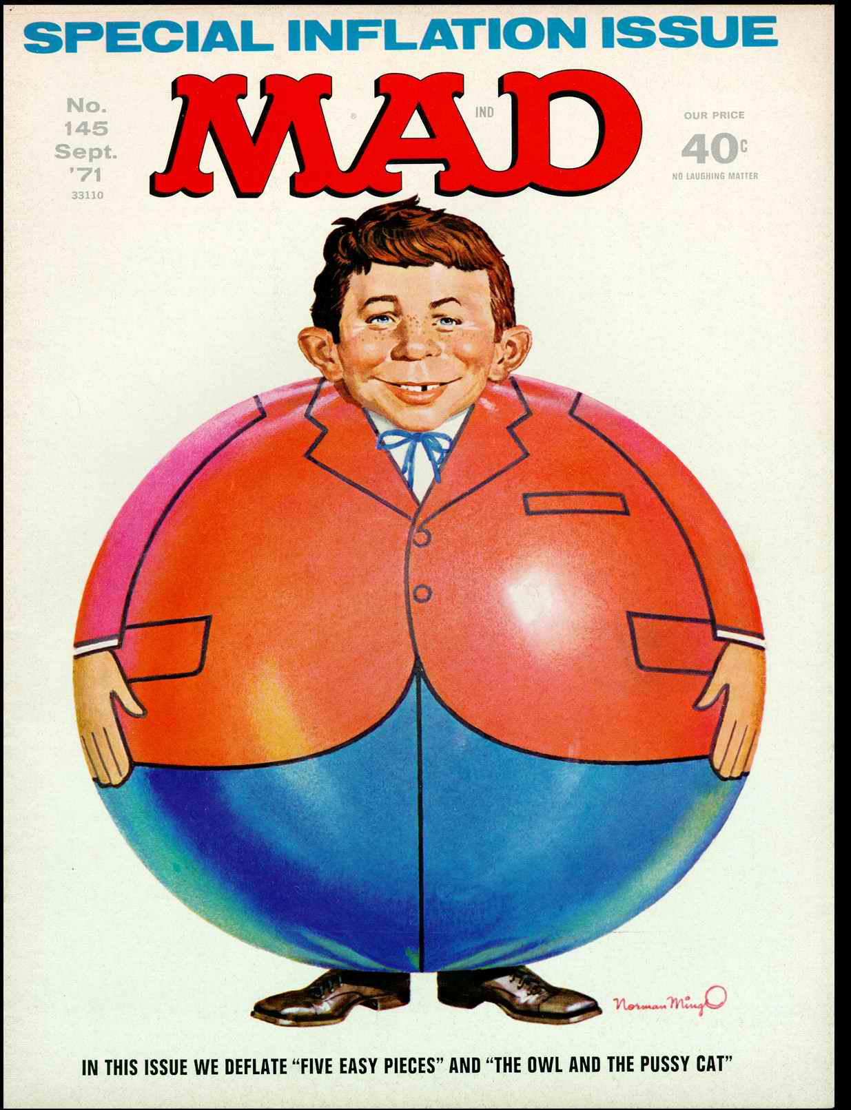 Read online MAD comic -  Issue #145 - 1