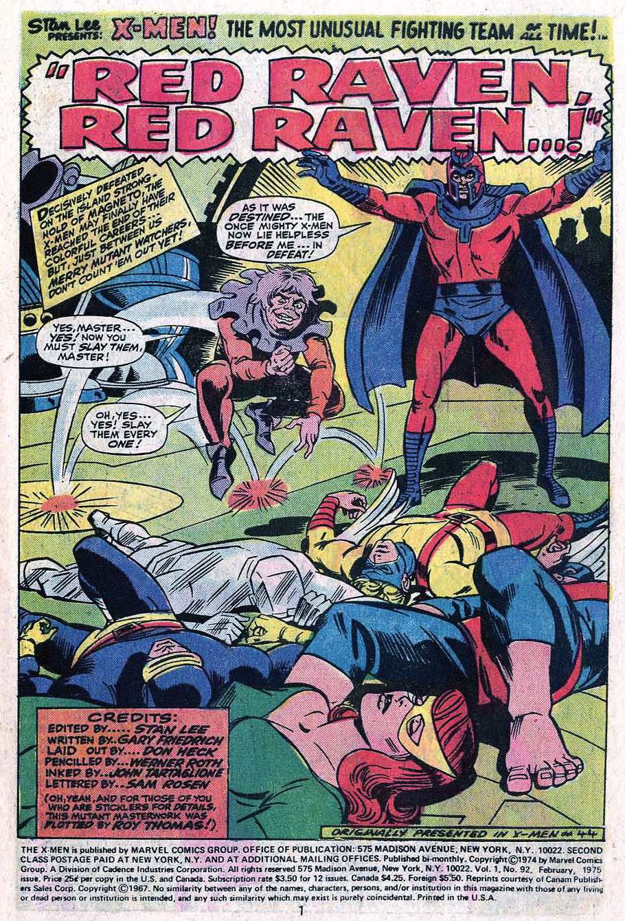 Read online Uncanny X-Men (1963) comic -  Issue #92 - 3