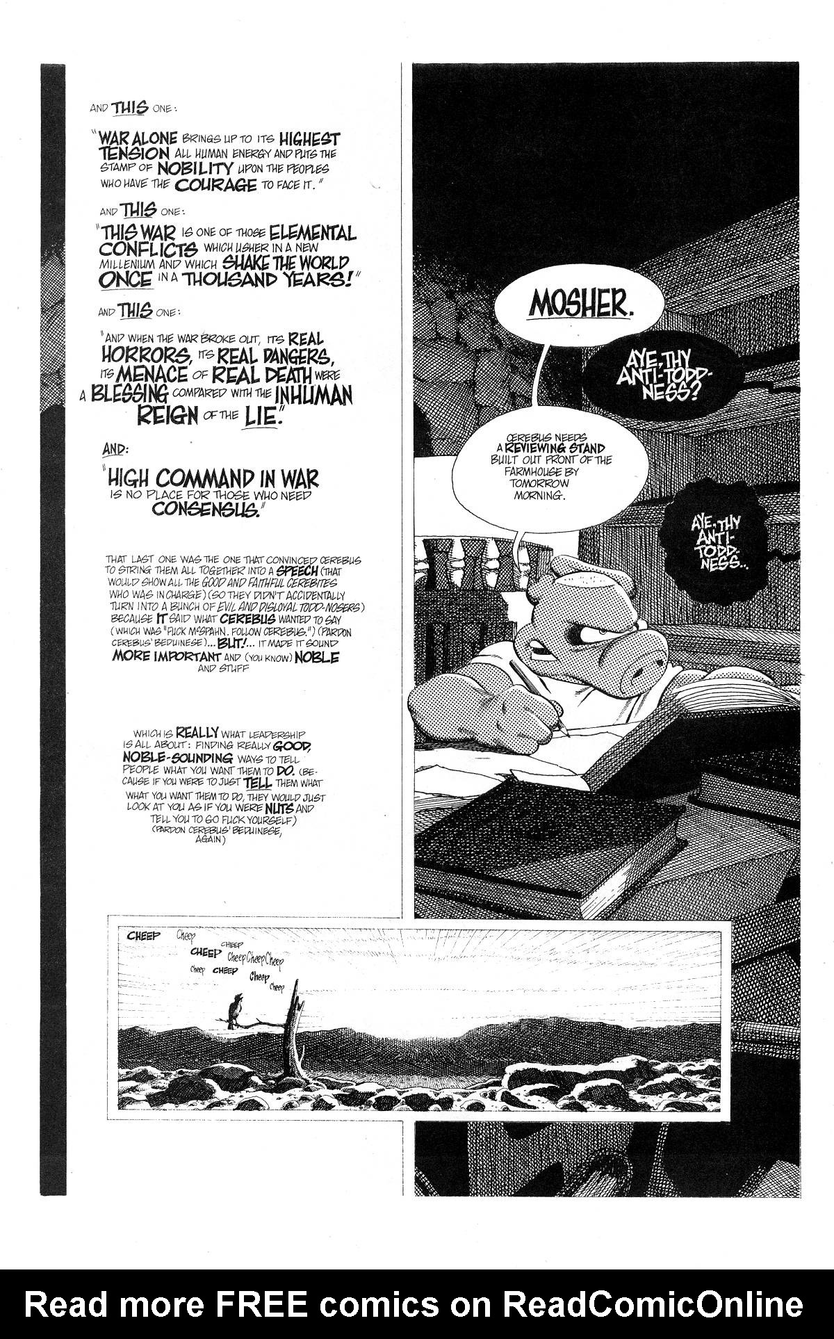 Read online Cerebus comic -  Issue #275 - 10