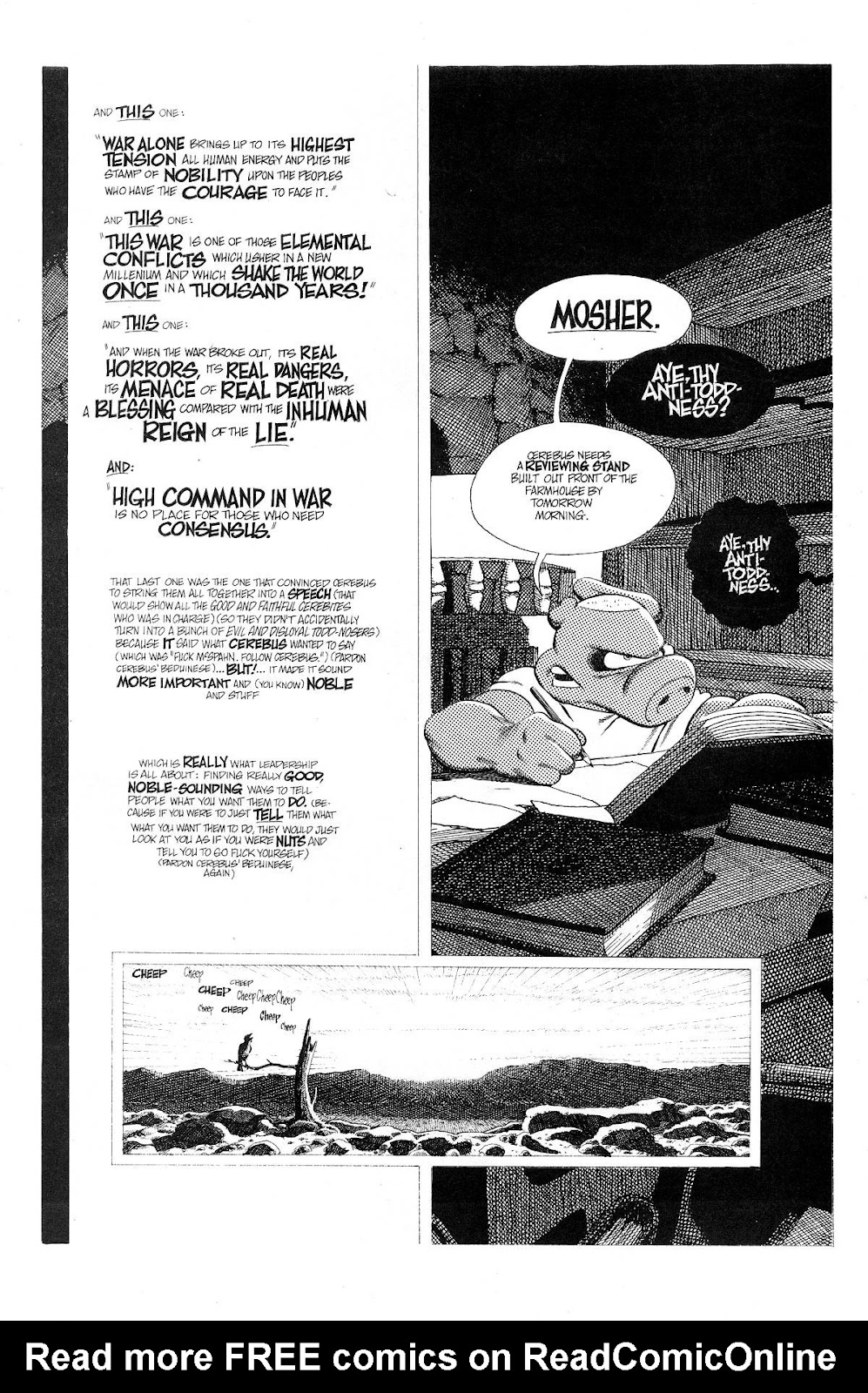 Cerebus Issue #275 #274 - English 10 Cerebus Issue #275 #274 - English 10