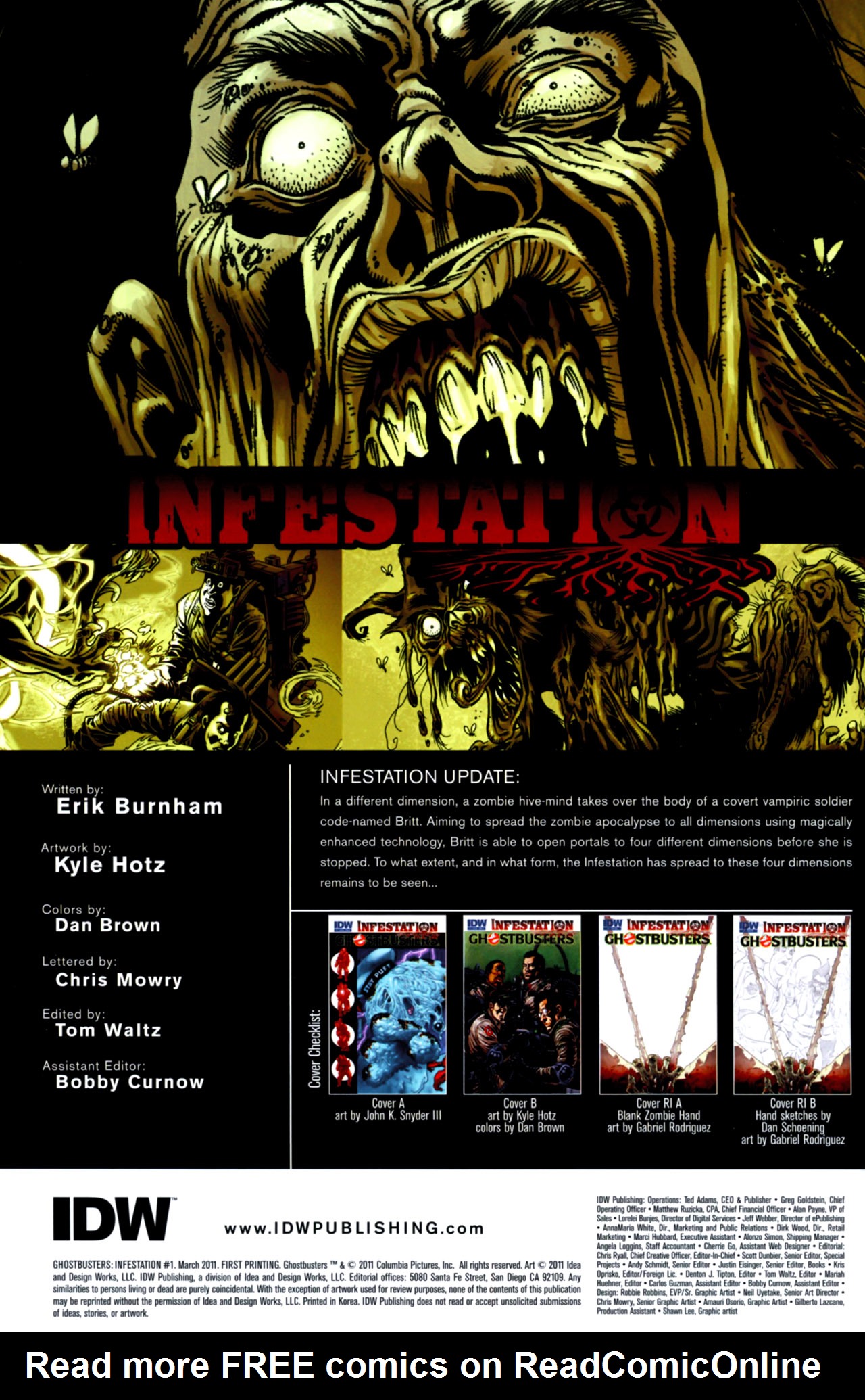 Read online Ghostbusters: Infestation comic -  Issue #1 - 4