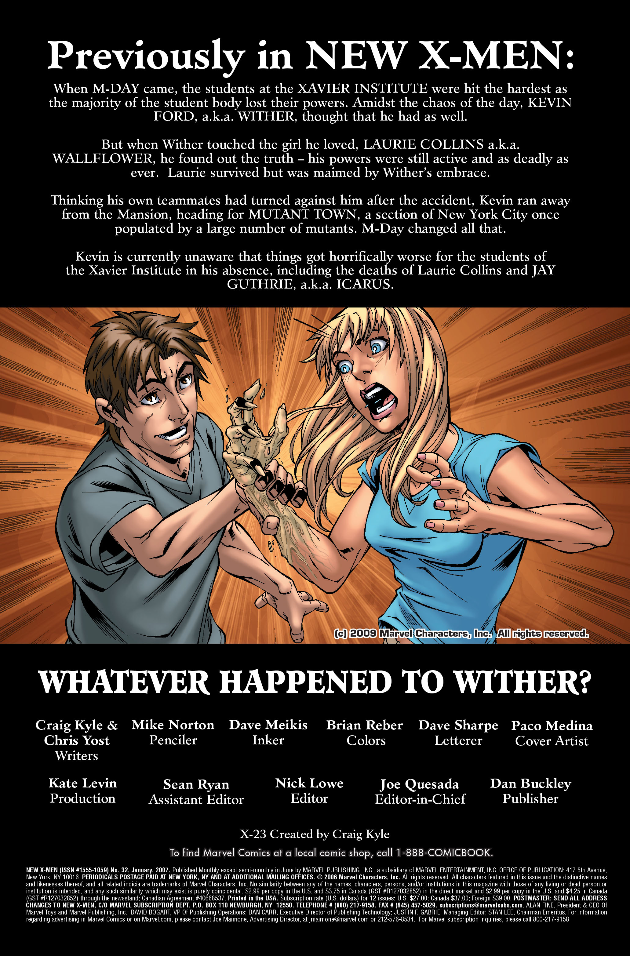 Read online New X-Men (2004) comic -  Issue #32 - 2