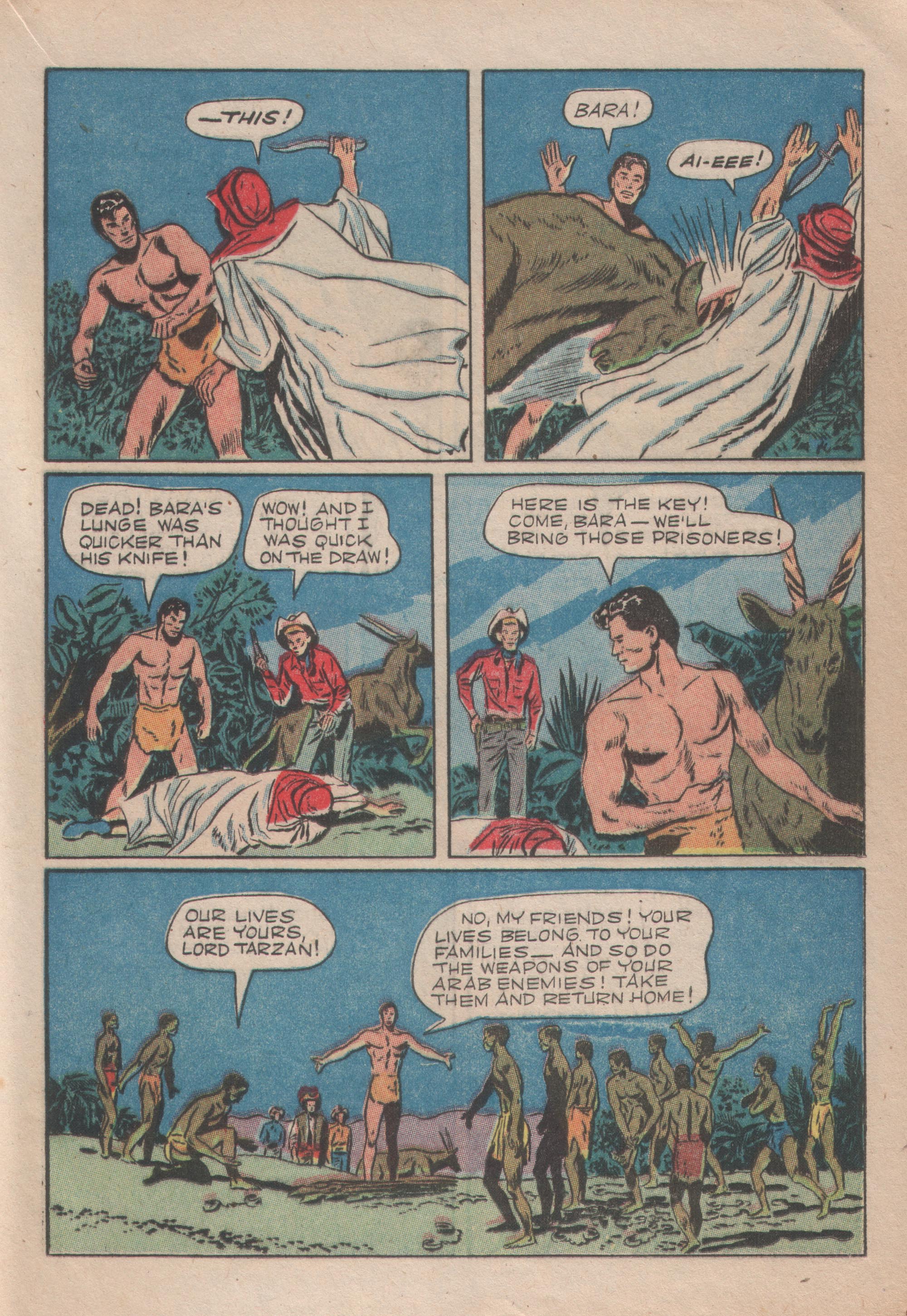 Read online Tarzan (1948) comic -  Issue #33 - 17