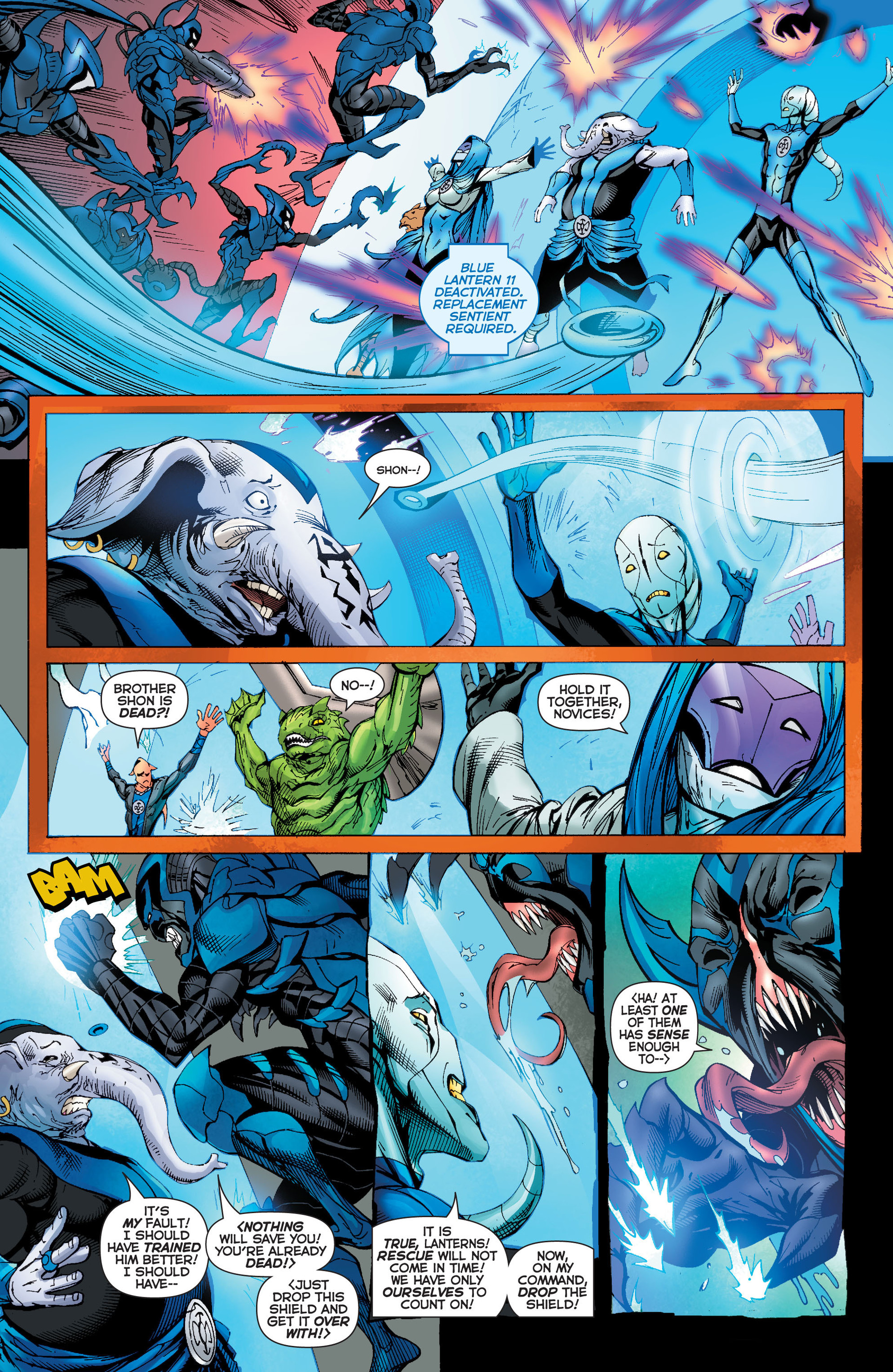 Read online Green Lantern: New Guardians comic -  Issue #9 - 17