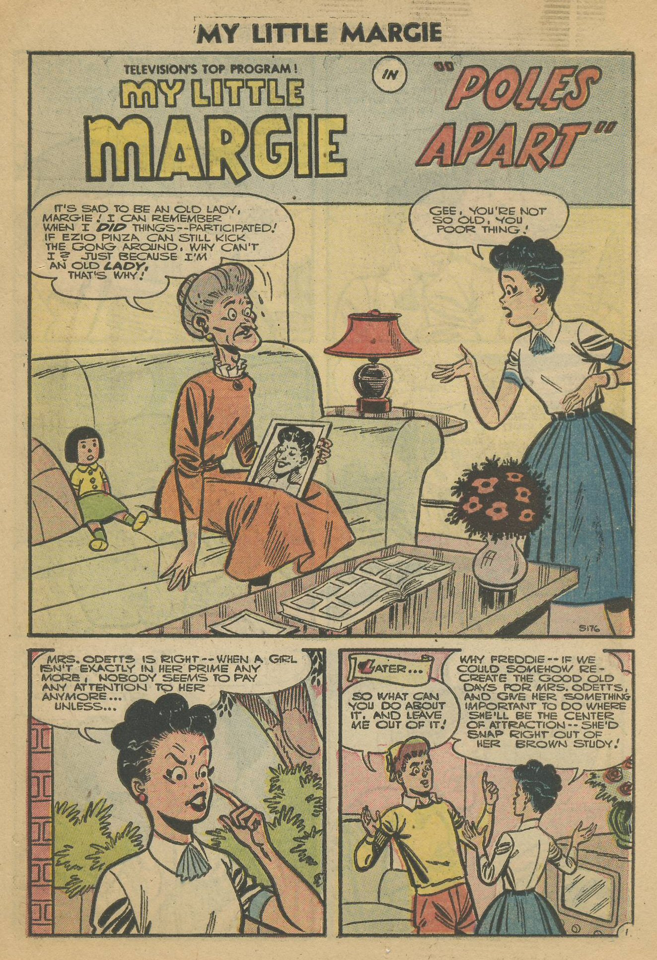 Read online My Little Margie (1954) comic -  Issue #12 - 19