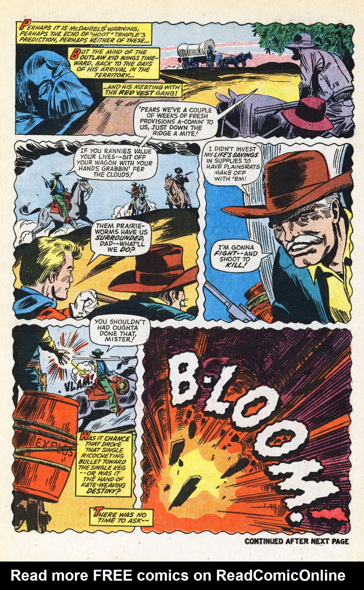 Read online The Outlaw Kid (1970) comic -  Issue #10 - 11