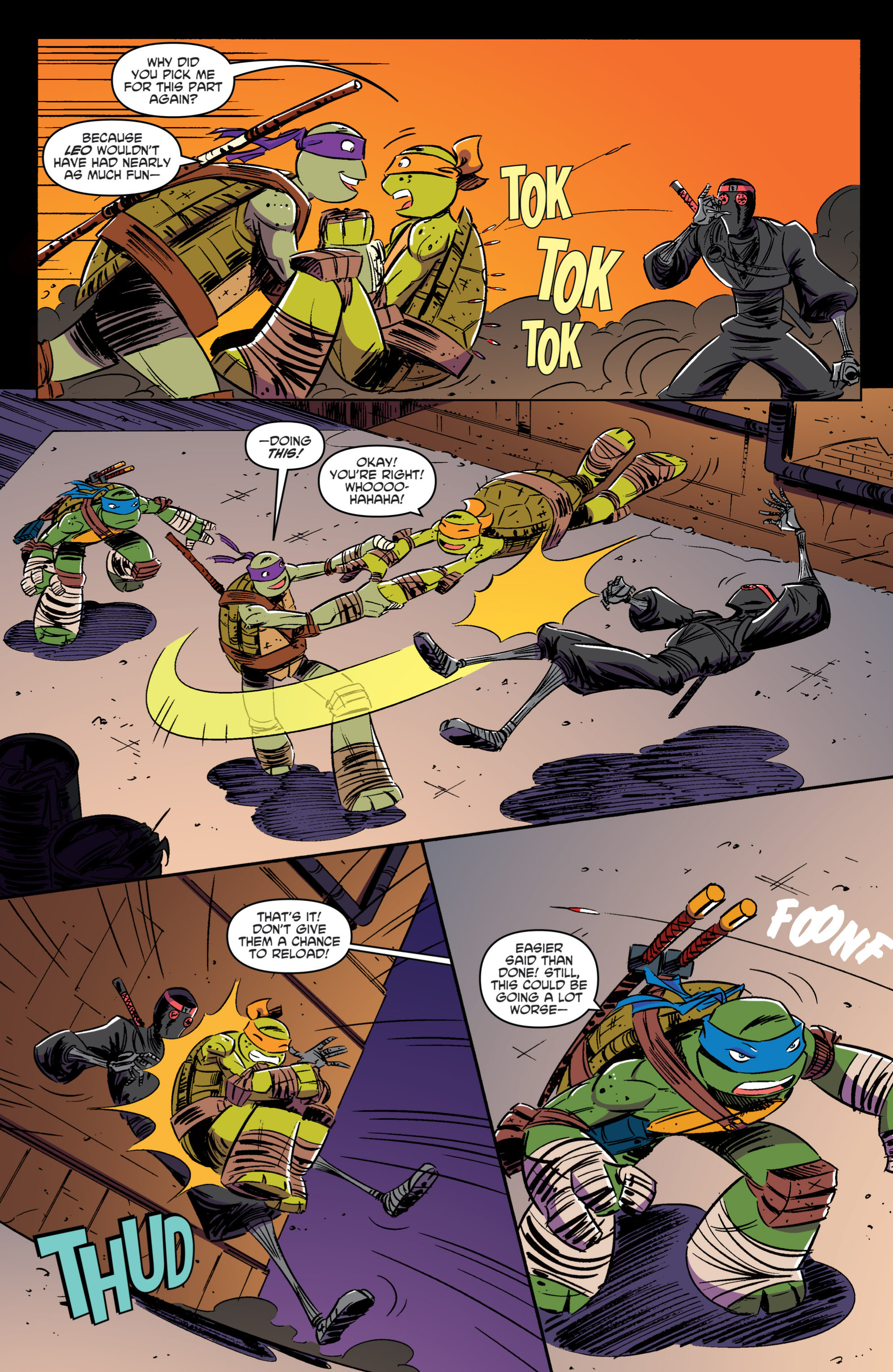 Read online Teenage Mutant Ninja Turtles New Animated Adventures comic -  Issue #4 - 17