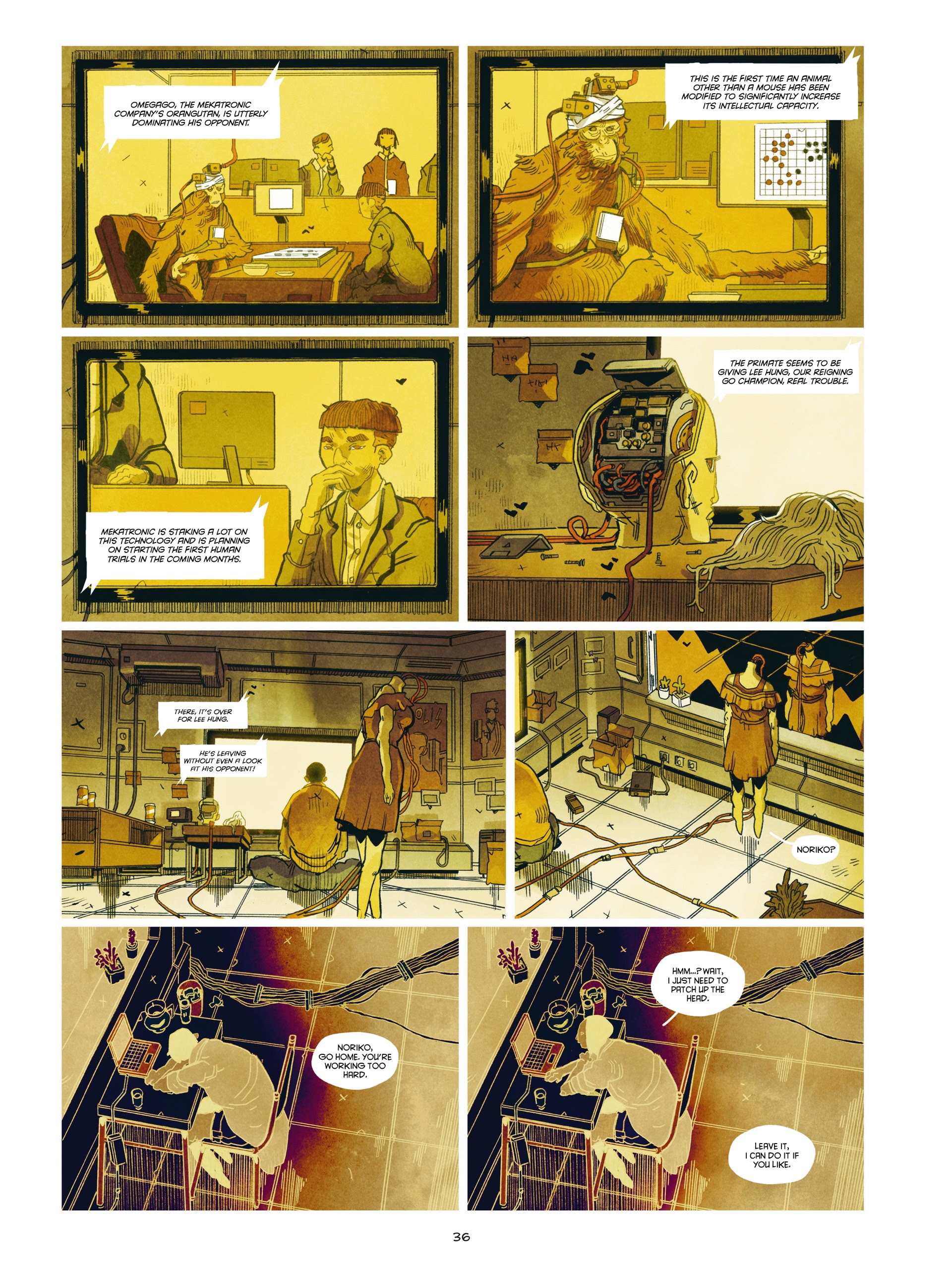 Read online Carbon & Silicon (2020) comic -  Issue # TPB (Part 1) - 35