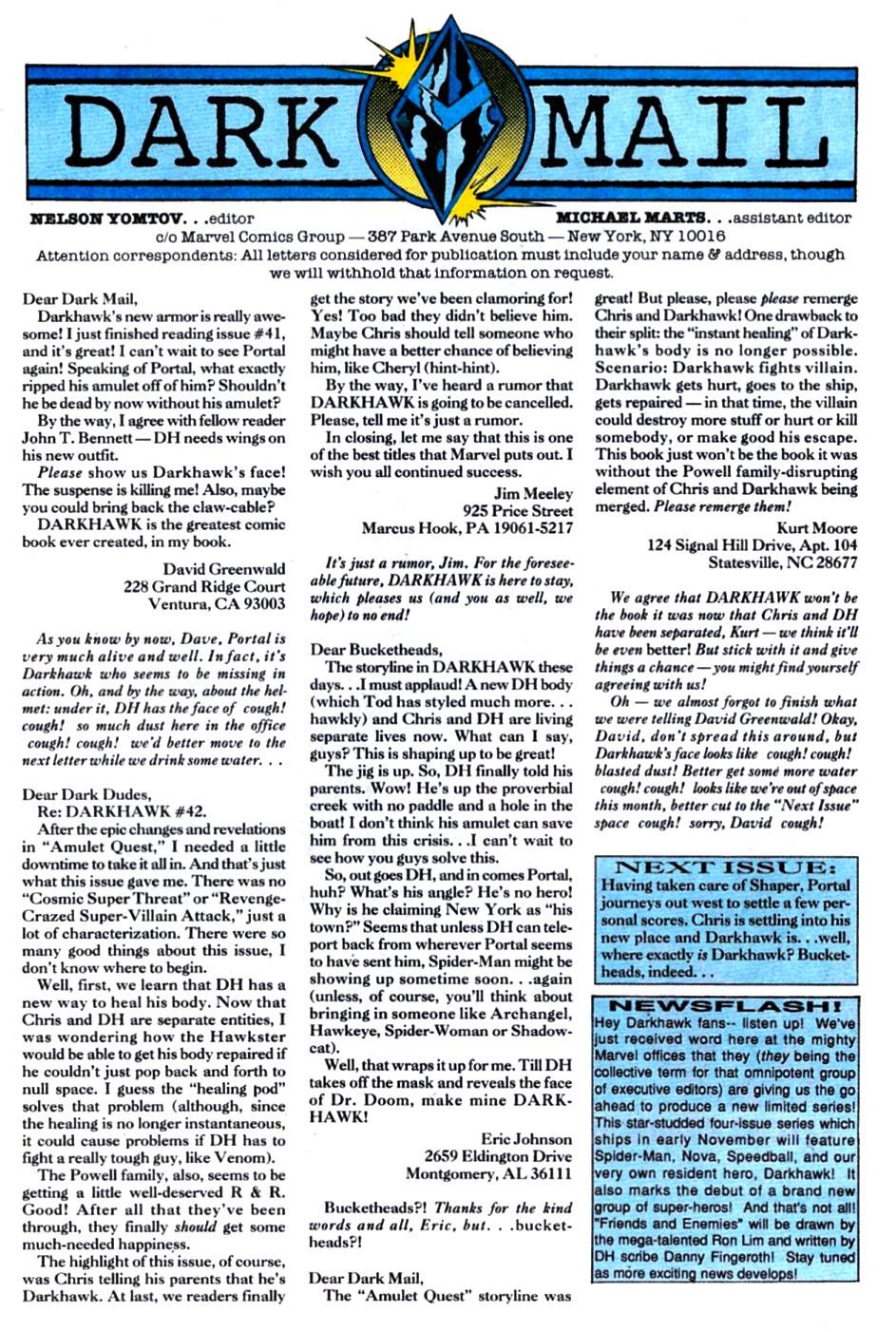Read online Darkhawk (1991) comic -  Issue #44 - 23