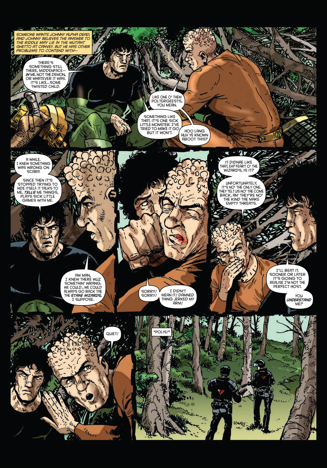 Read online Strontium Dog: The Life and Death of Johnny Alpha: The Project comic -  Issue # TPB - 115