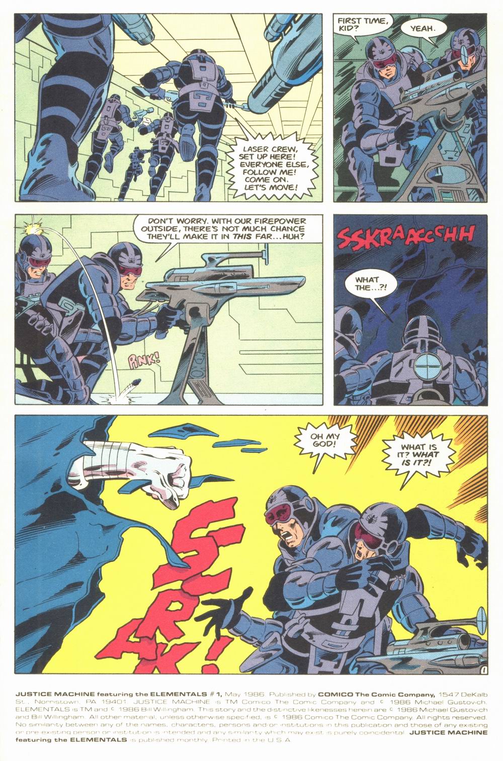 Read online Justice Machine featuring The Elementals comic -  Issue #1 - 3