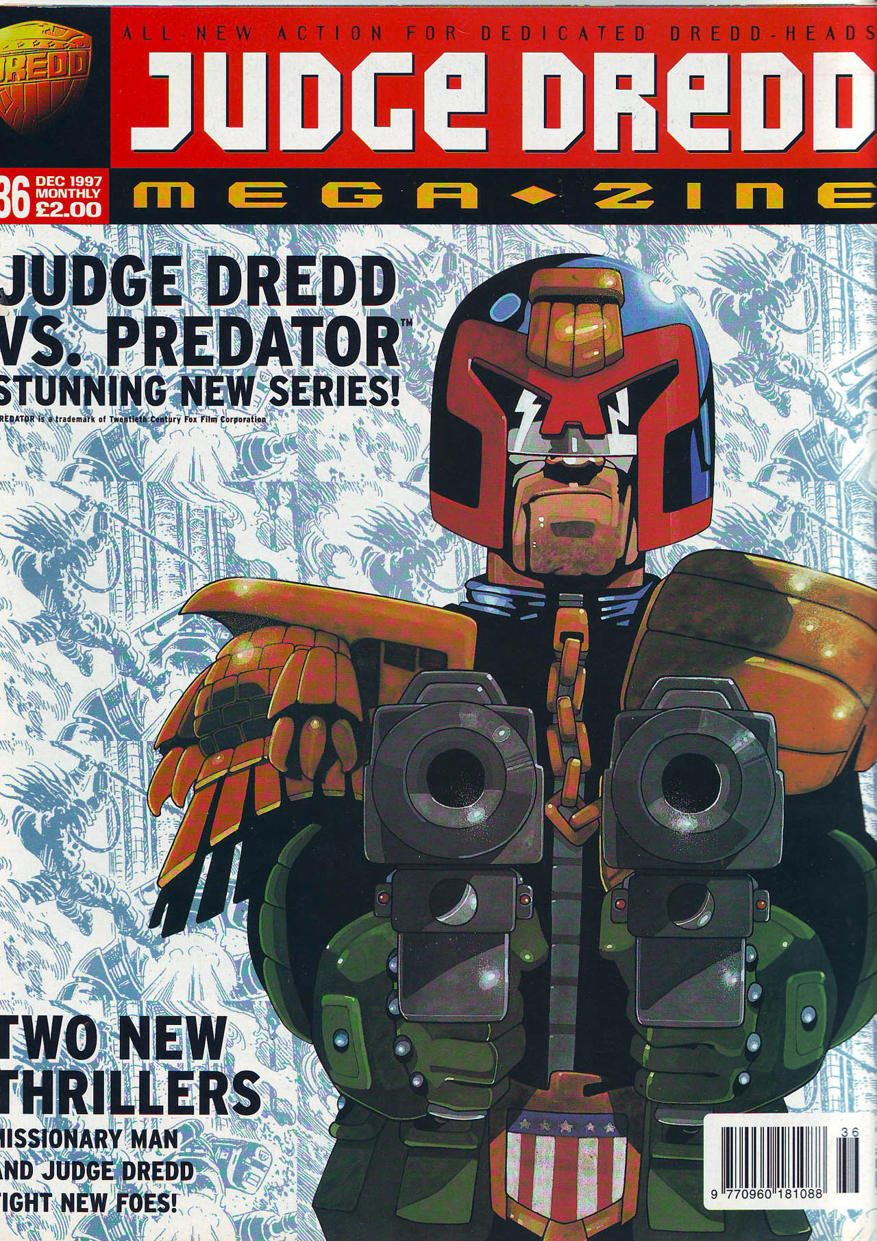 Read online Judge Dredd Megazine (vol. 3) comic -  Issue #36 - 1