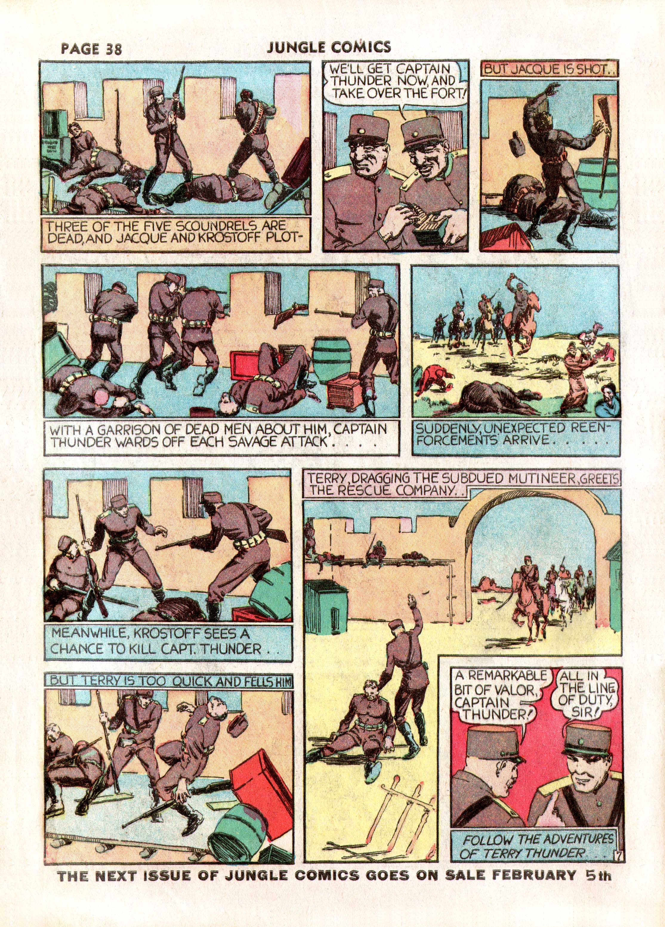 Read online Jungle Comics comic -  Issue #2 - 40