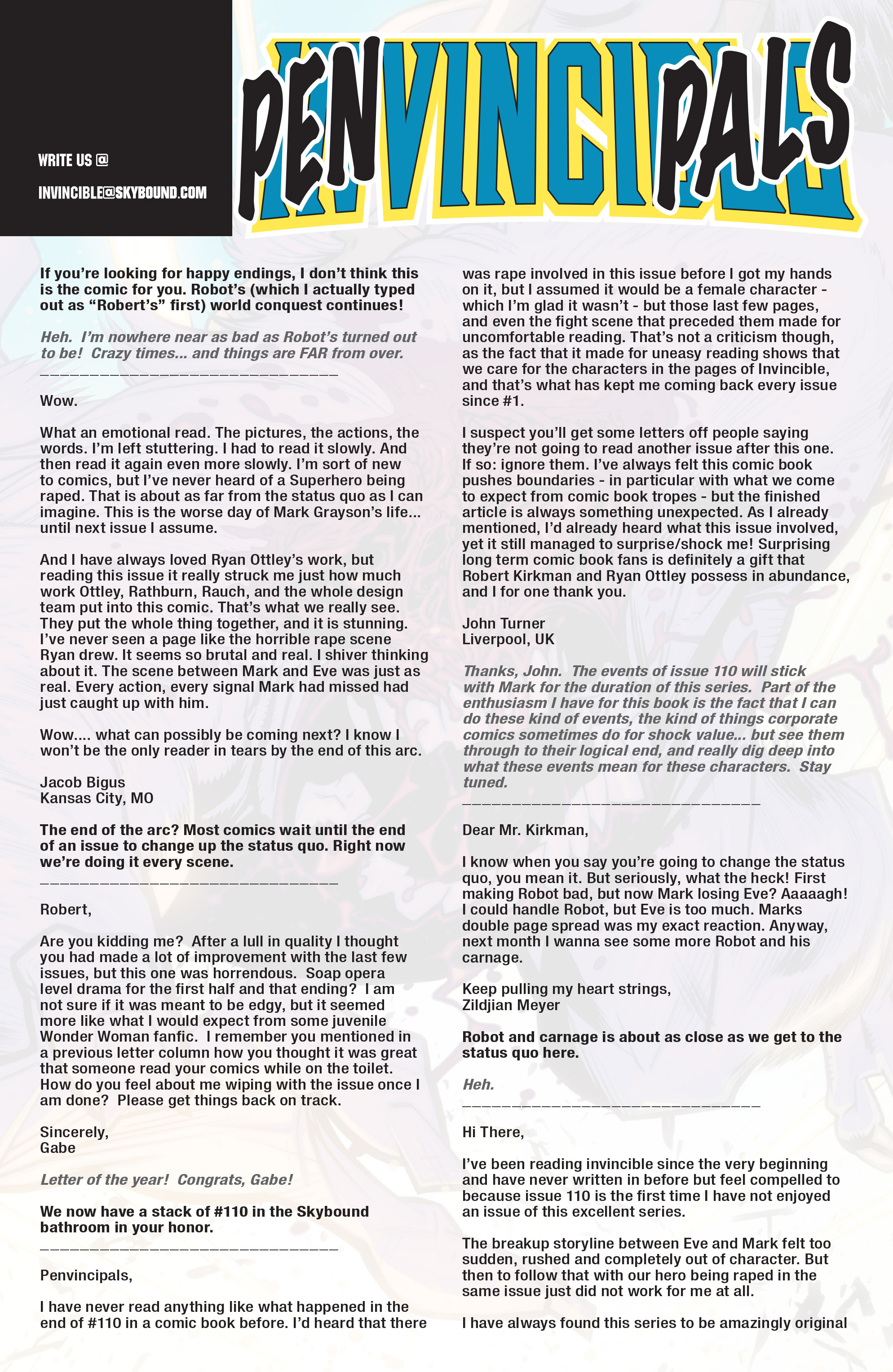 Read online Invincible comic -  Issue #112 - 22